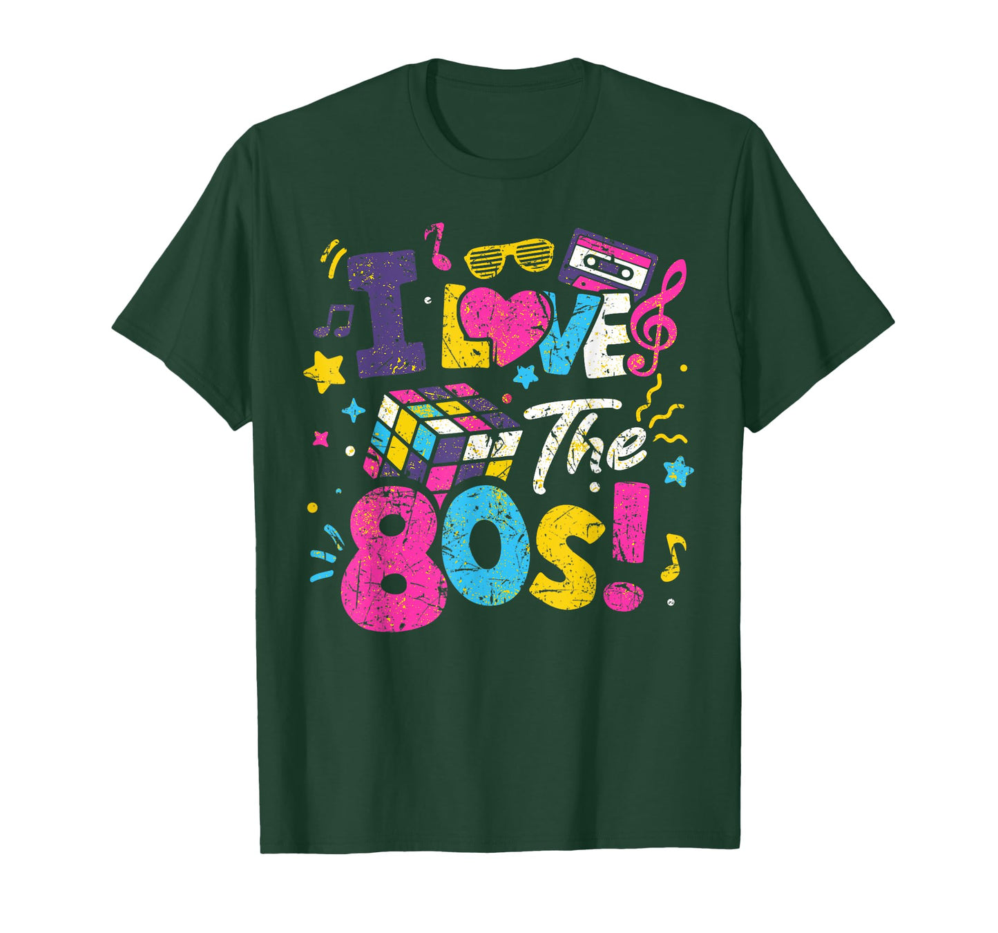 I Love The 80's Eighties Party Retro Costume T-Shirt