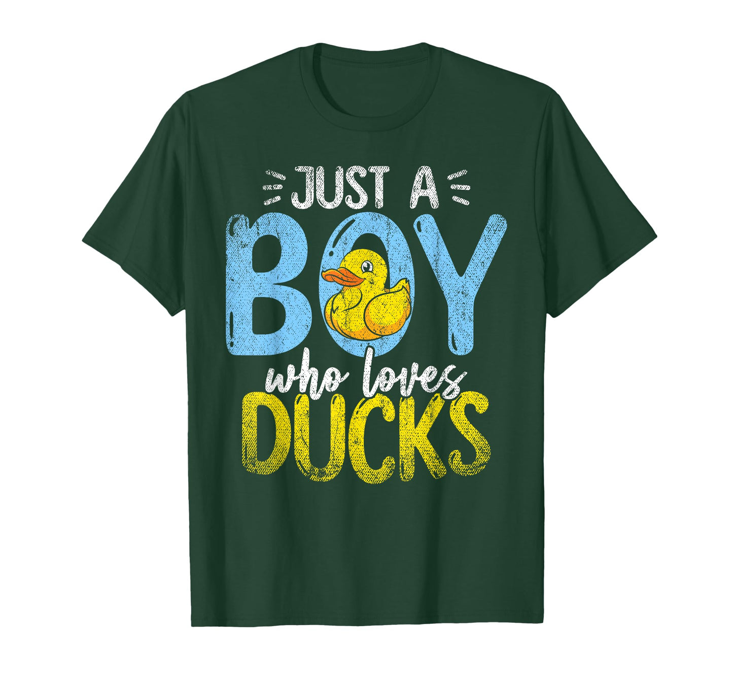 Nur ein Junge der Ducks liebt Badeente T-Shirt