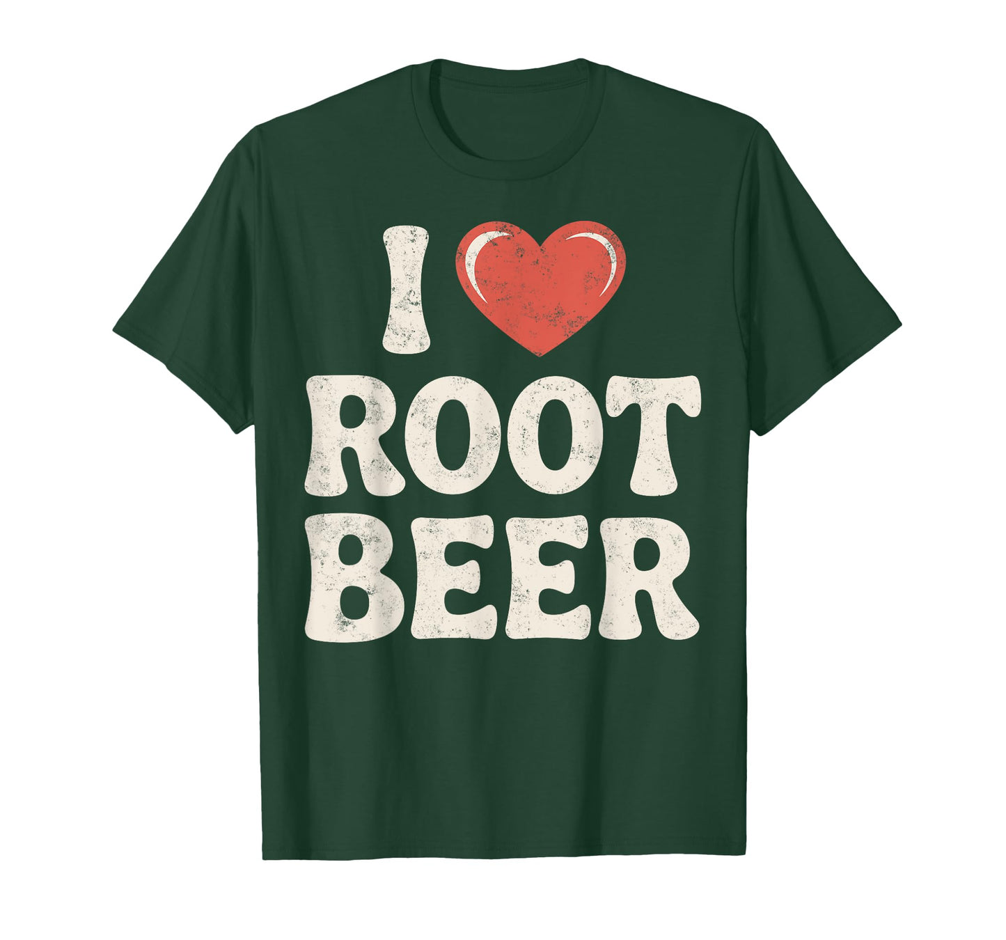 I Love Root Beer Lover Vintage Tee Drinking Party Joke T-Shirt
