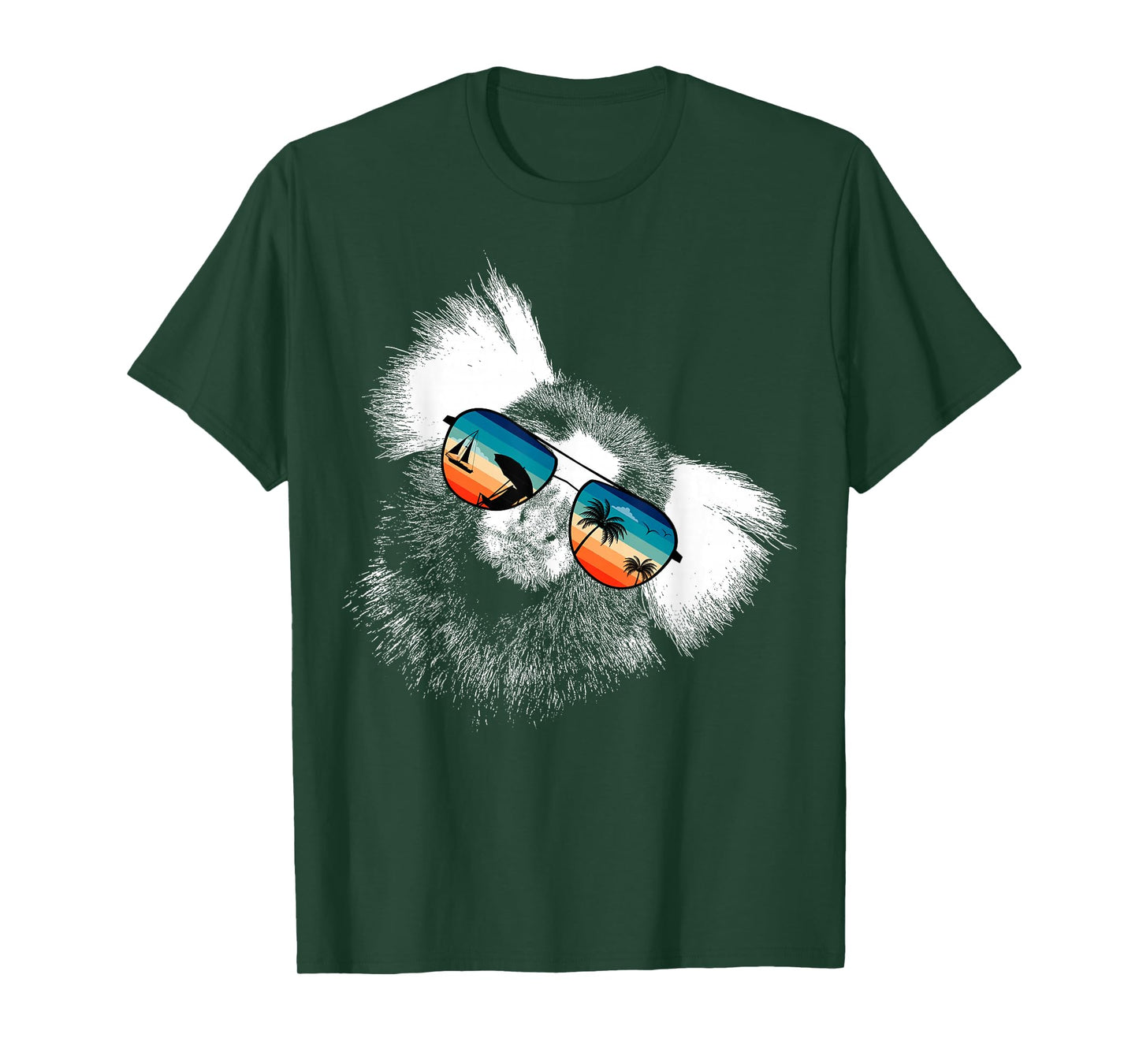 MARMOSET Shirts With Glasses Sunglasses Retro Style T-Shirt