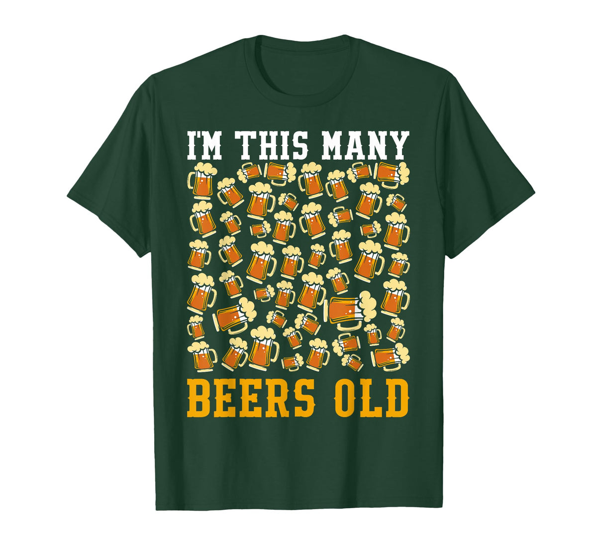 50 Year Old Birthday Gifts for Men Beer 50th Birthday Beer T-Shirt