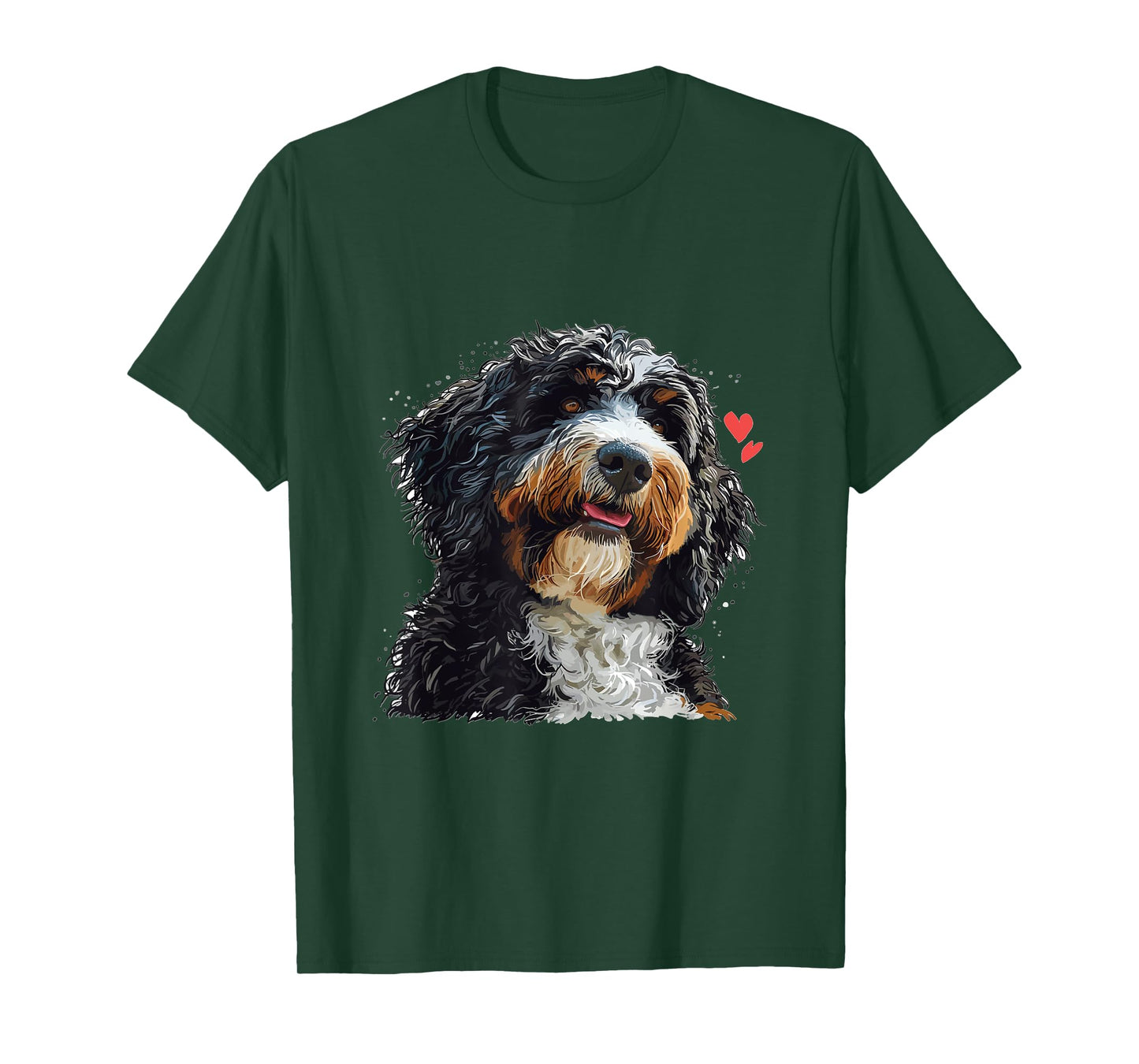 Bernedoodle Dog Breed Pet Cute Bernedoodle Graphic T-Shirt for Men Women Kids