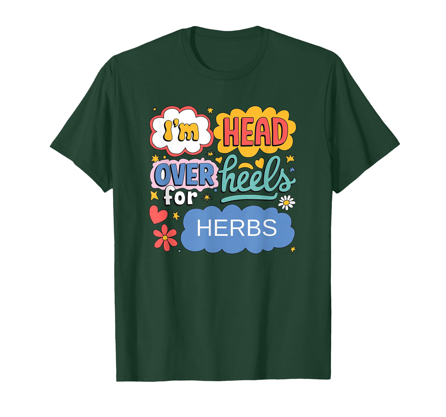 Funny Retro Herbs Aesthetic Pop Art for Foodie Connoisseurs T-Shirt