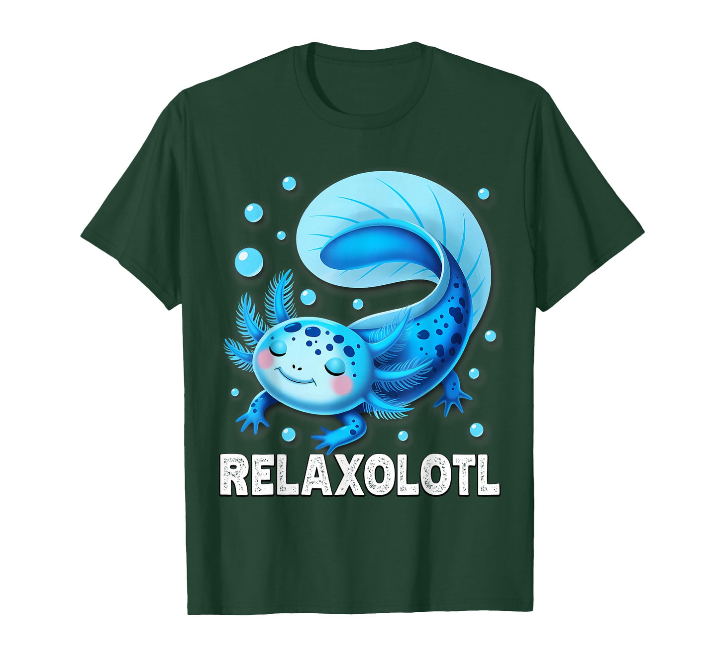 Relaxolotl Cute Sleeping Axolotl Funny Lazy Animal T-Shirt