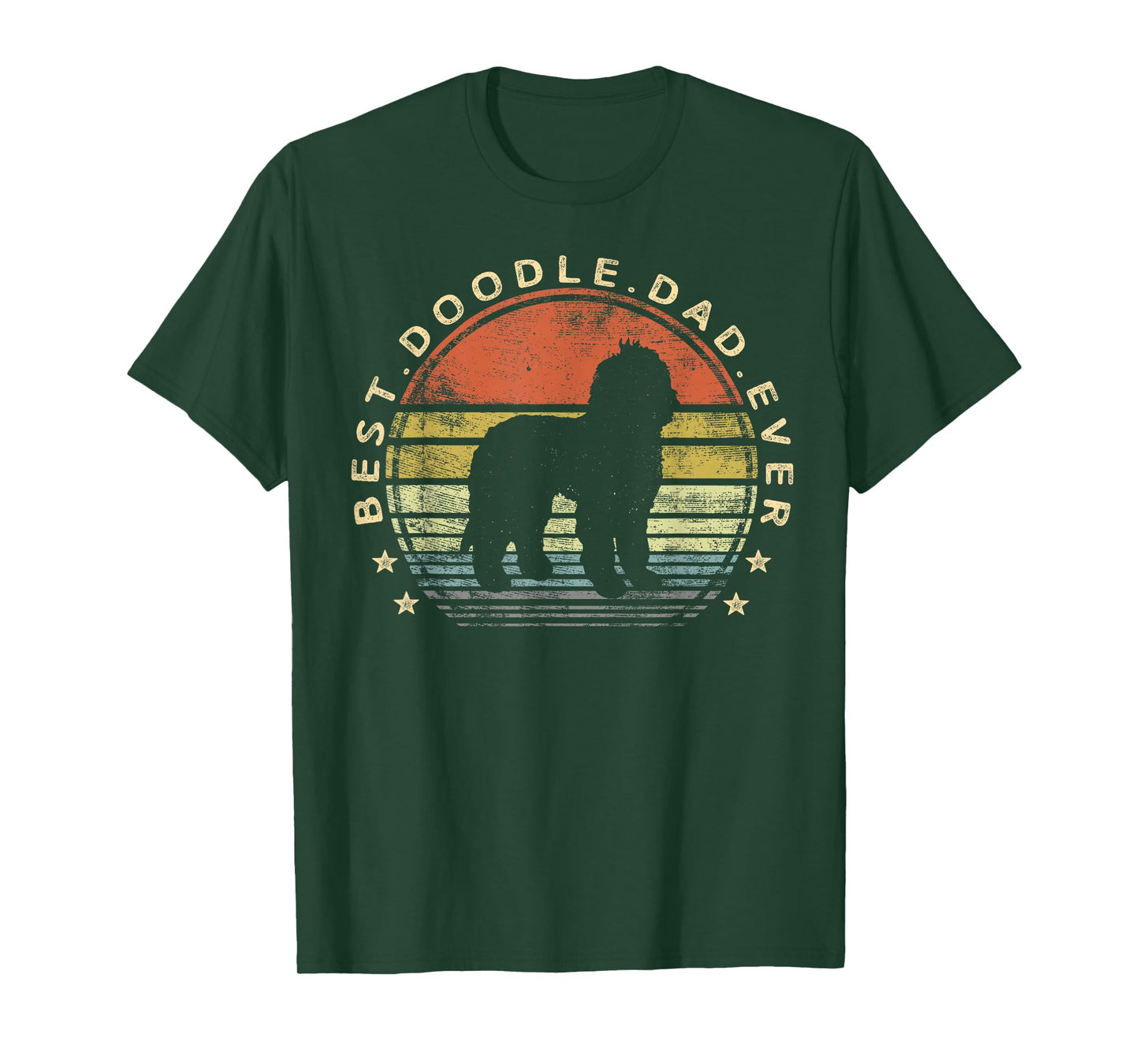 Best Doodle Dad - Dog Lover Owner Labradoodle GoldenDoodle T-Shirt