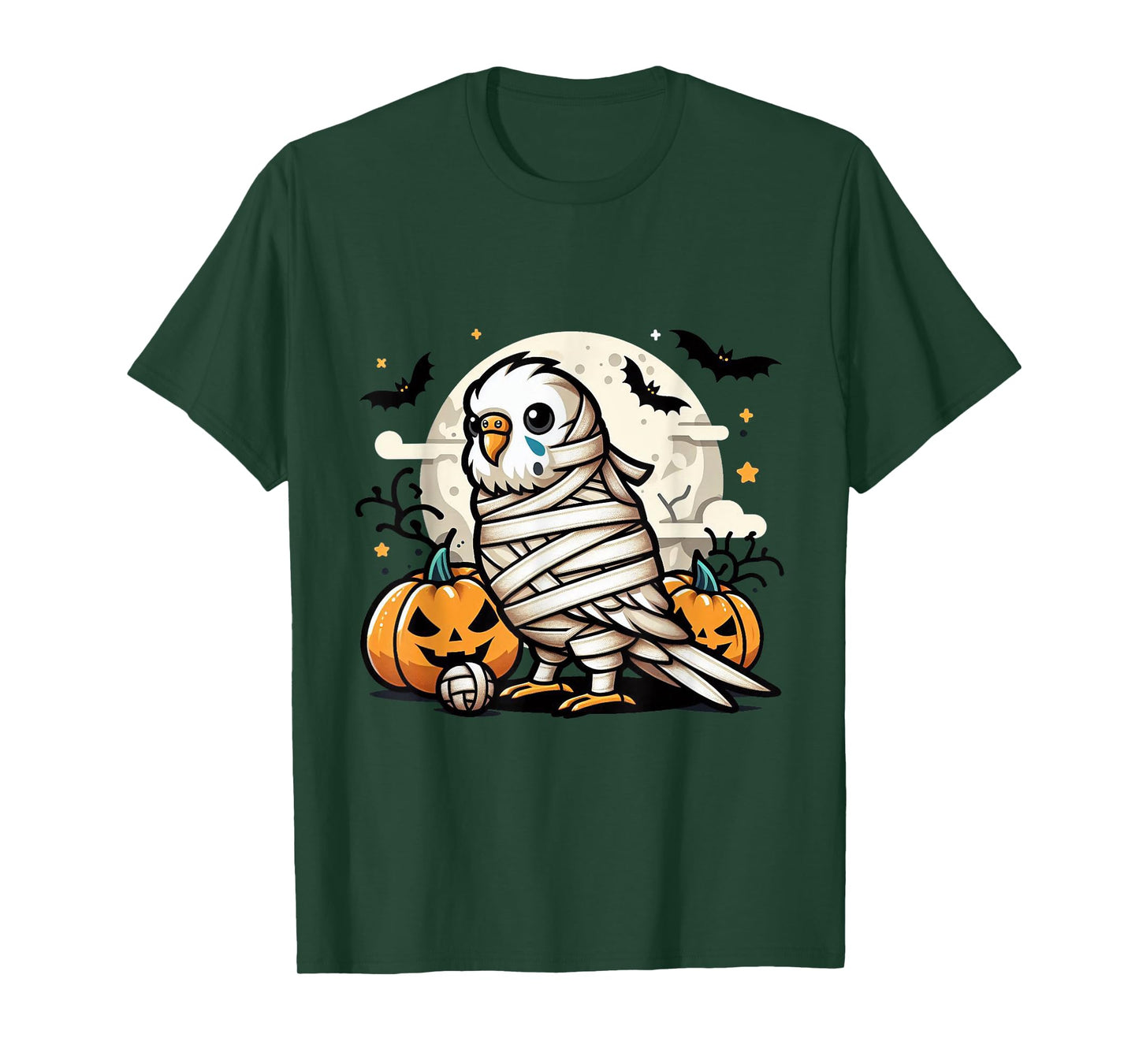 spooky Budgie mummy T-Shirt