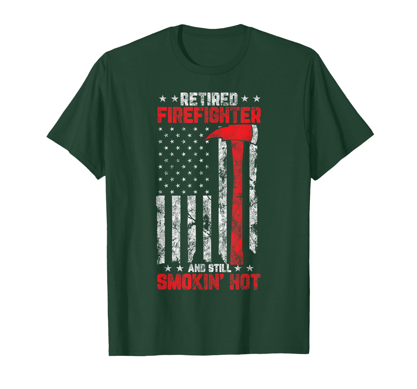 Retired firefighter and still smokin’ Hot Retirement Party T-Shirt