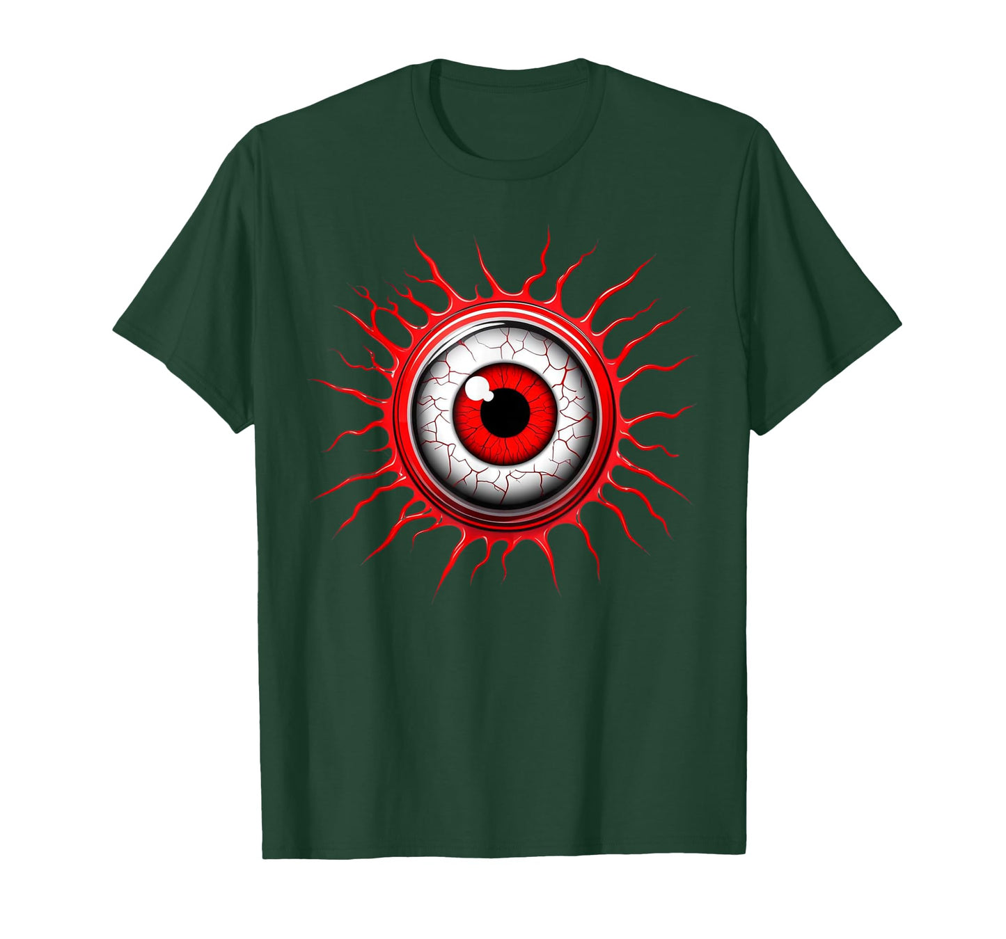 Eyeball Scary Red Veins Eyeball T-Shirt