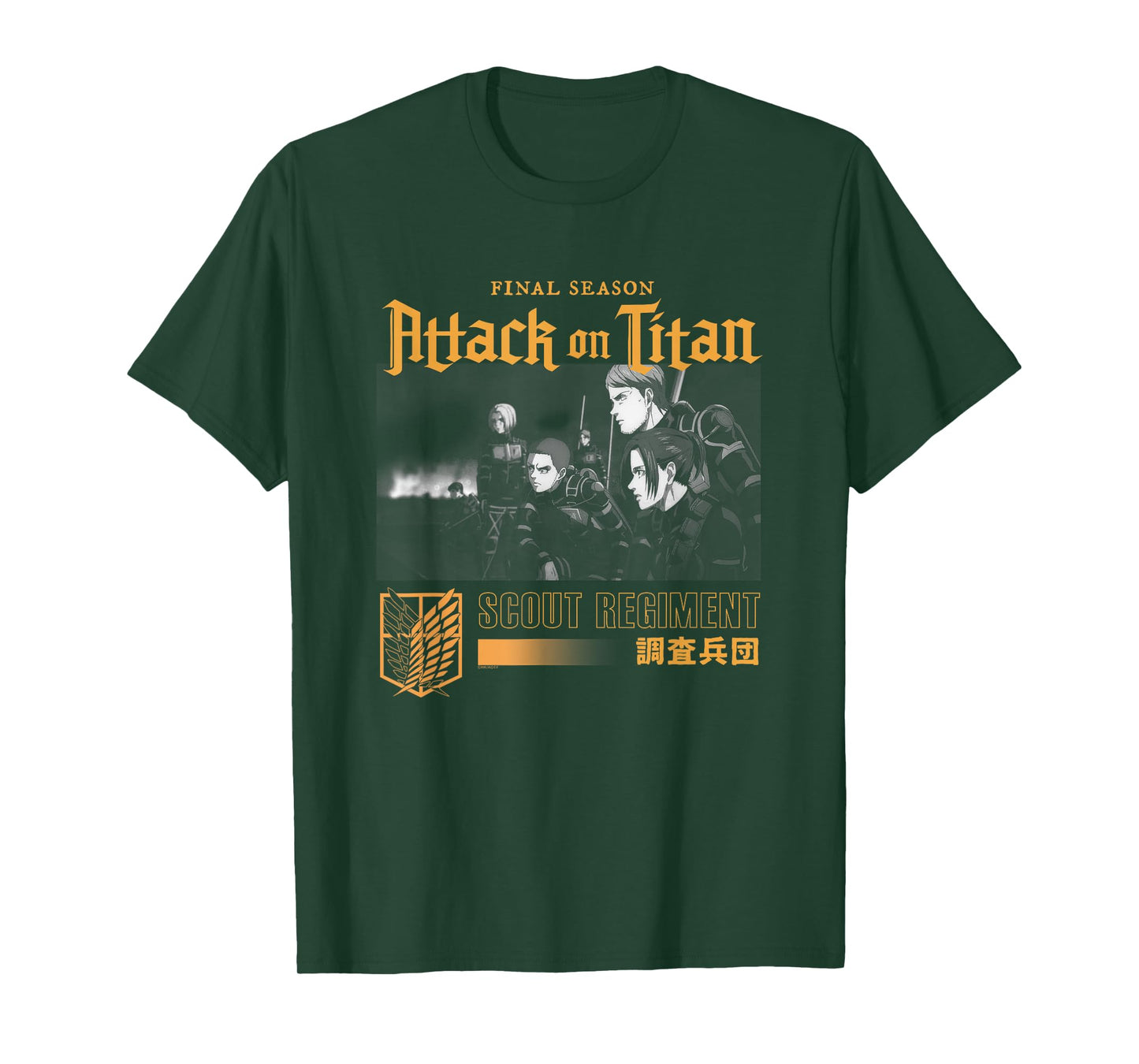 Attack on Titan Season 4 Scout Regiment Still Anime T-Shirt