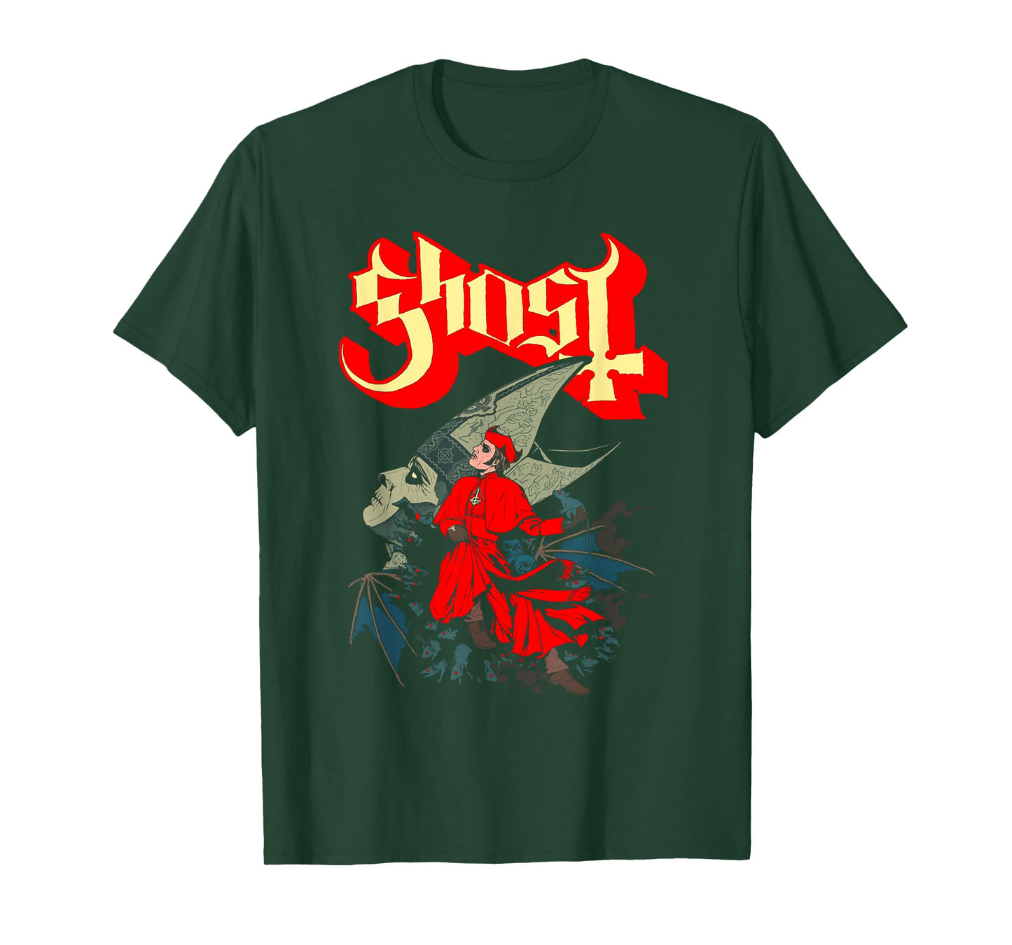Ghost – Cardinal Pope And Rats T-Shirt
