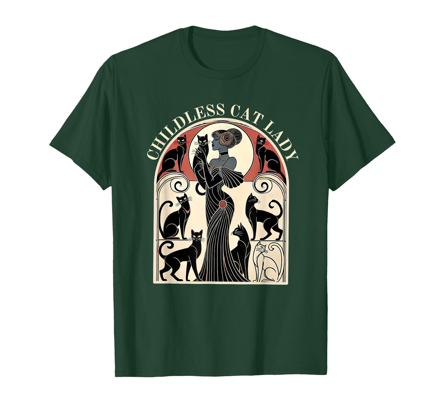 Childless Cat Ladies Cat Karma Retro Funny T-Shirt