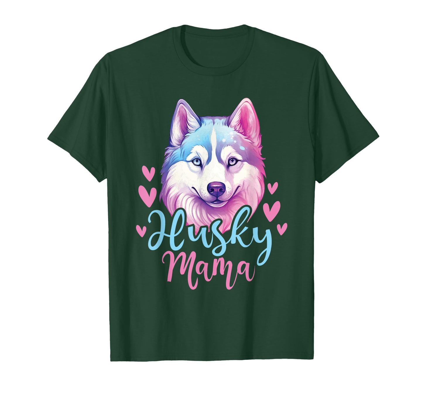 Husky Mama - Siberian Husky Dog Owner Pet Animal Lover T-Shirt