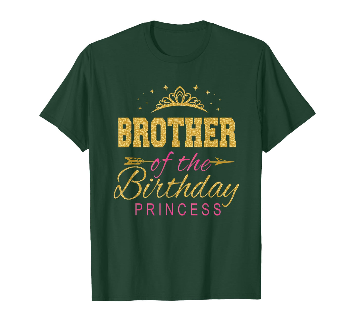 Brother of The Birthday Princess Girls Party T-Shirt