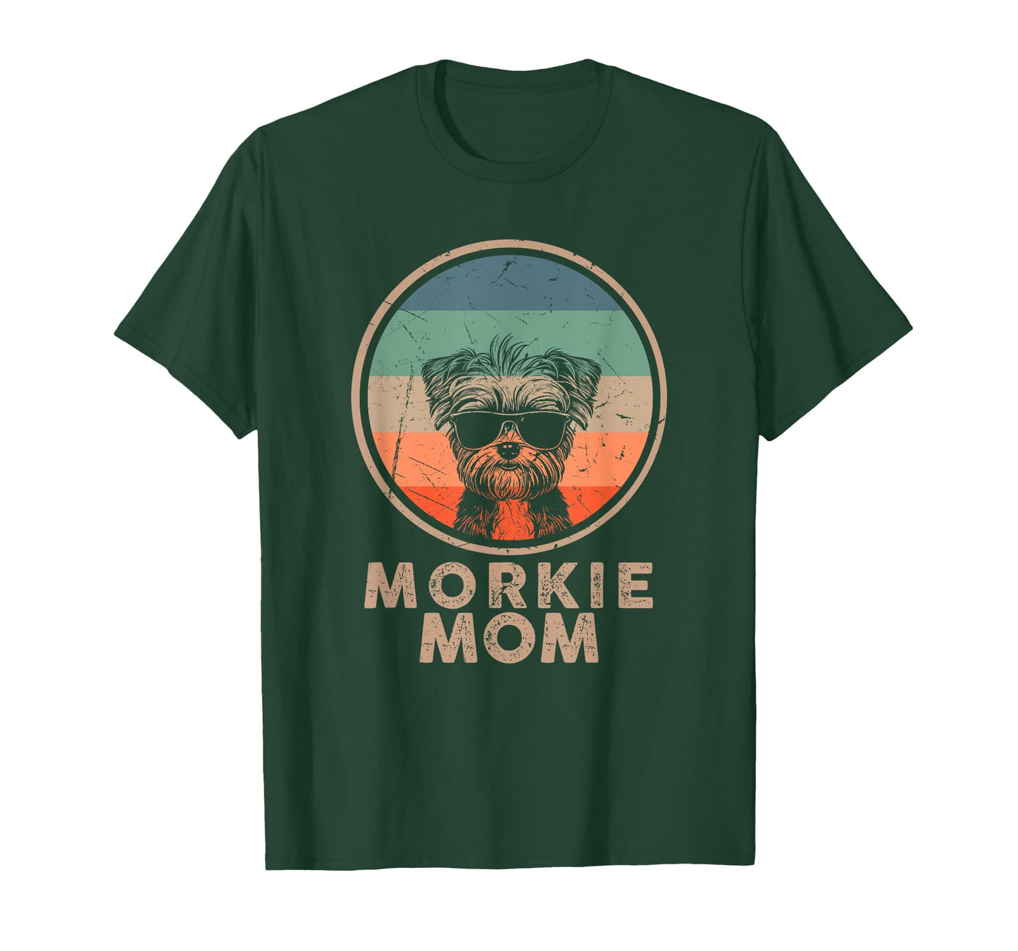 Vintage Morkie Dog Mom Gifts for Women Retro Dog Mom Lover T-Shirt
