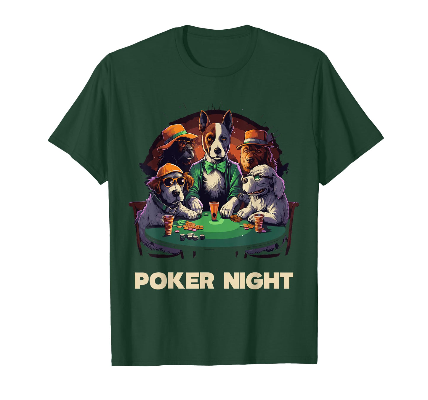Dogs Playing Poker Cards Dog Casino Player Gambling T-Shirt