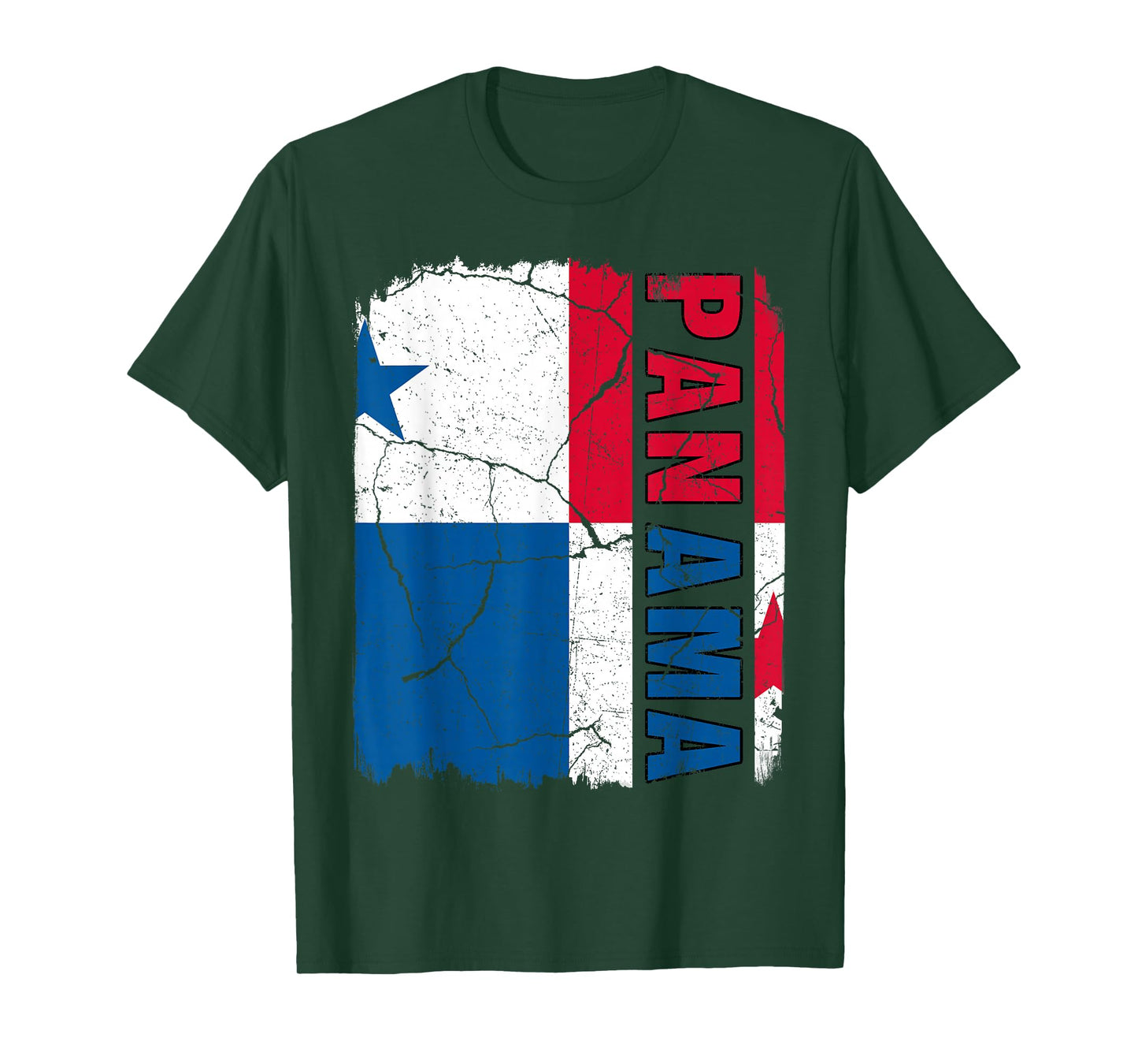 Vintage Panamanian Flag Panama Pride Roots Heritage Gift T-Shirt