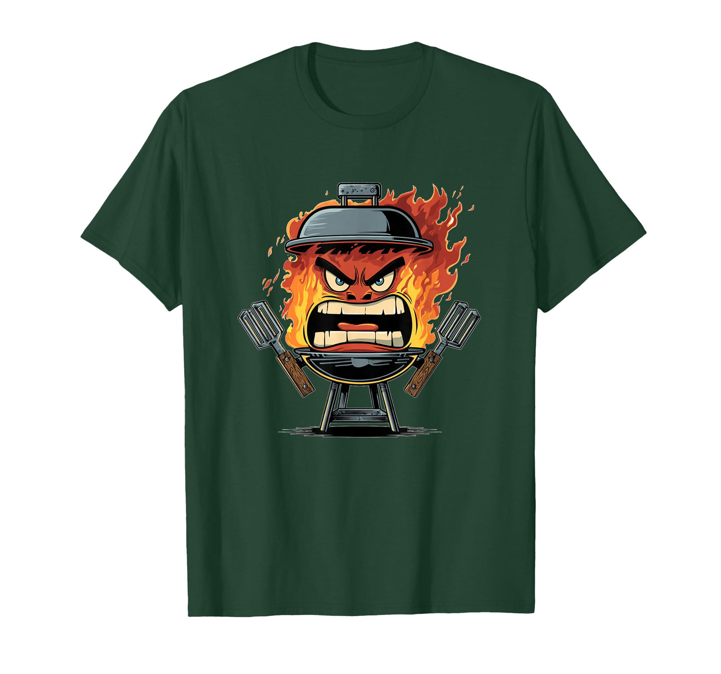 Awesome Fire Barbecue Costume for Flames and BBQ Lovers T-Shirt