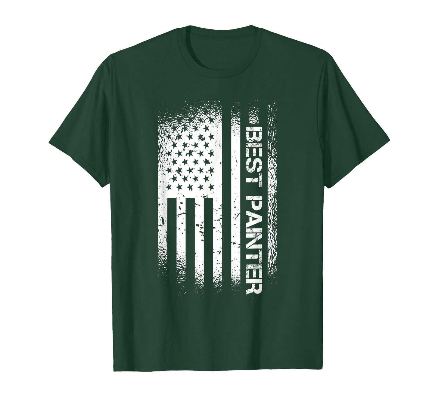Patriotic Best Painter With American Flag Women Men T-Shirt
