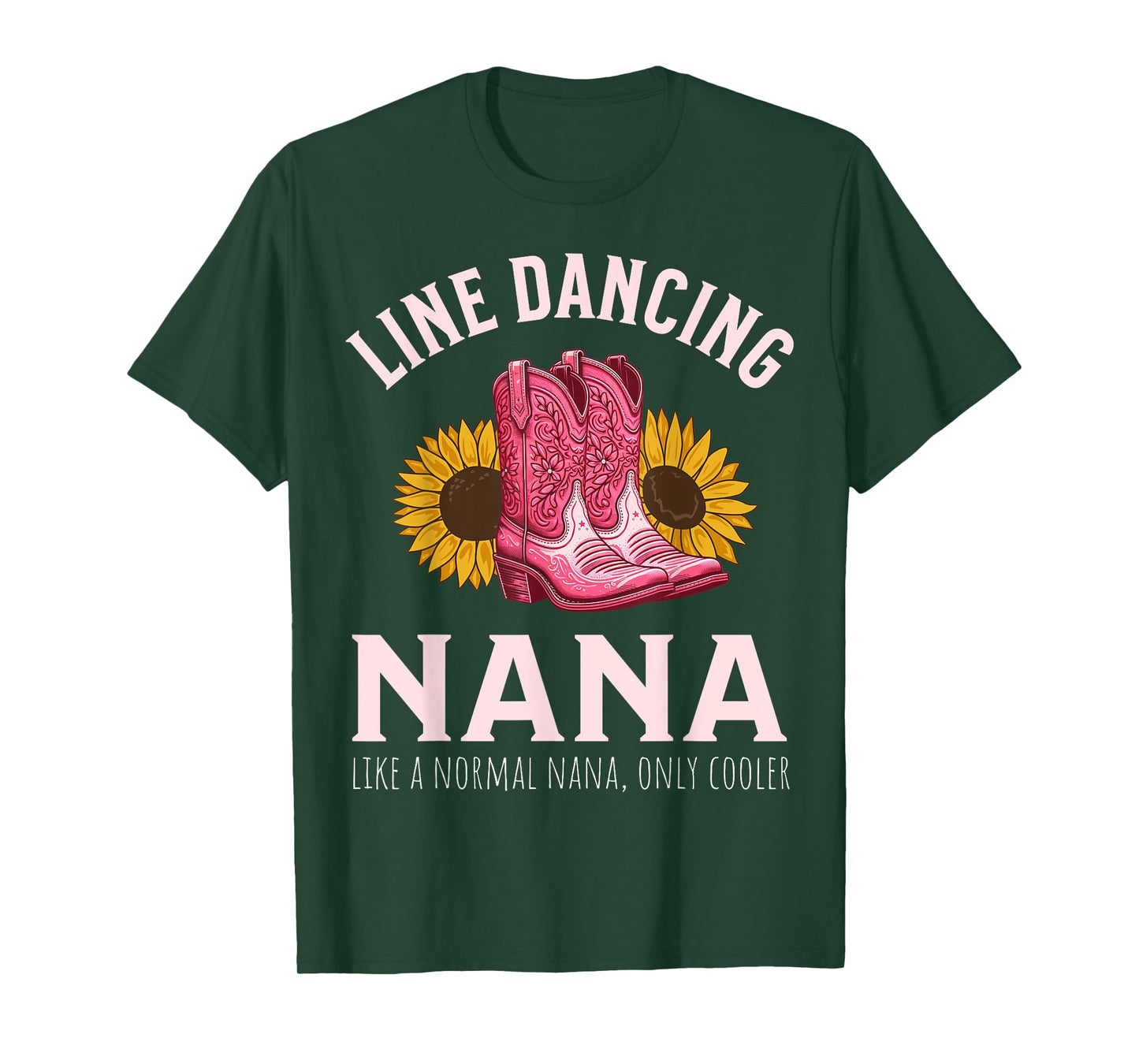 Line Dancing Grandma Nana Women Country T-Shirt