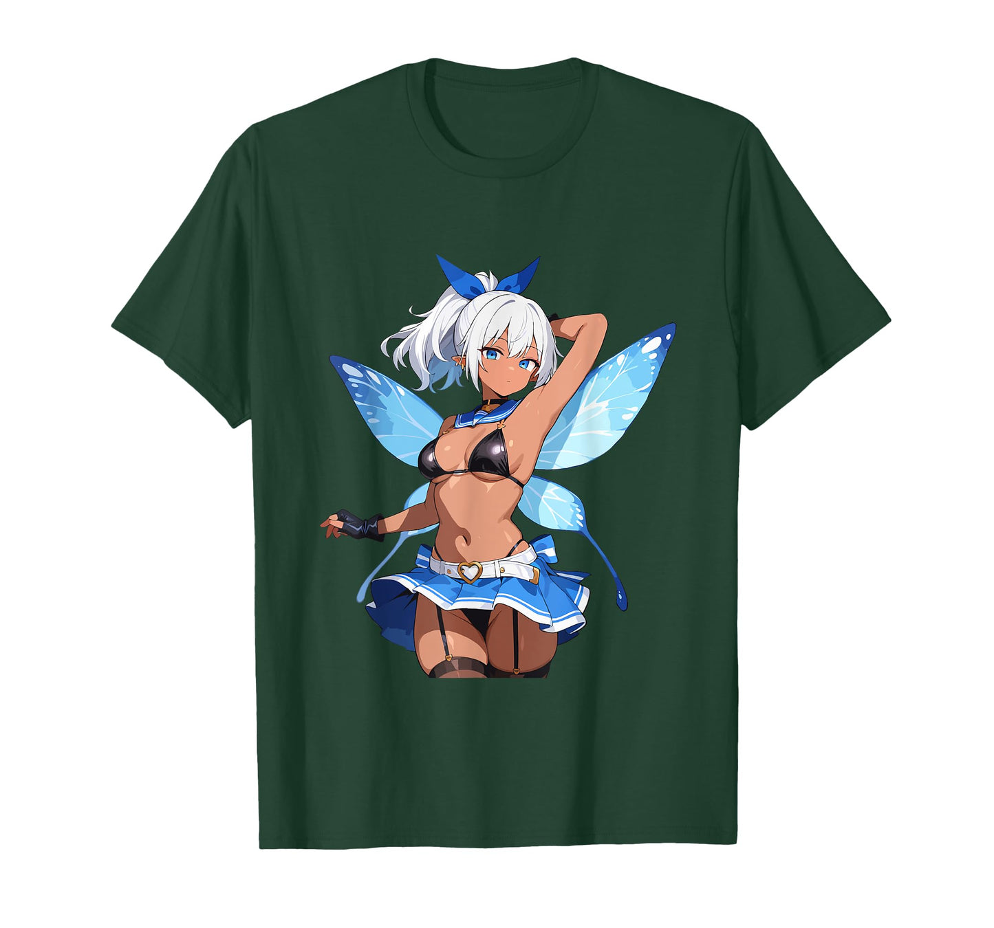 Waifu Sexy Anime Girl Fairy Glasses Japanese Style T-Shirt