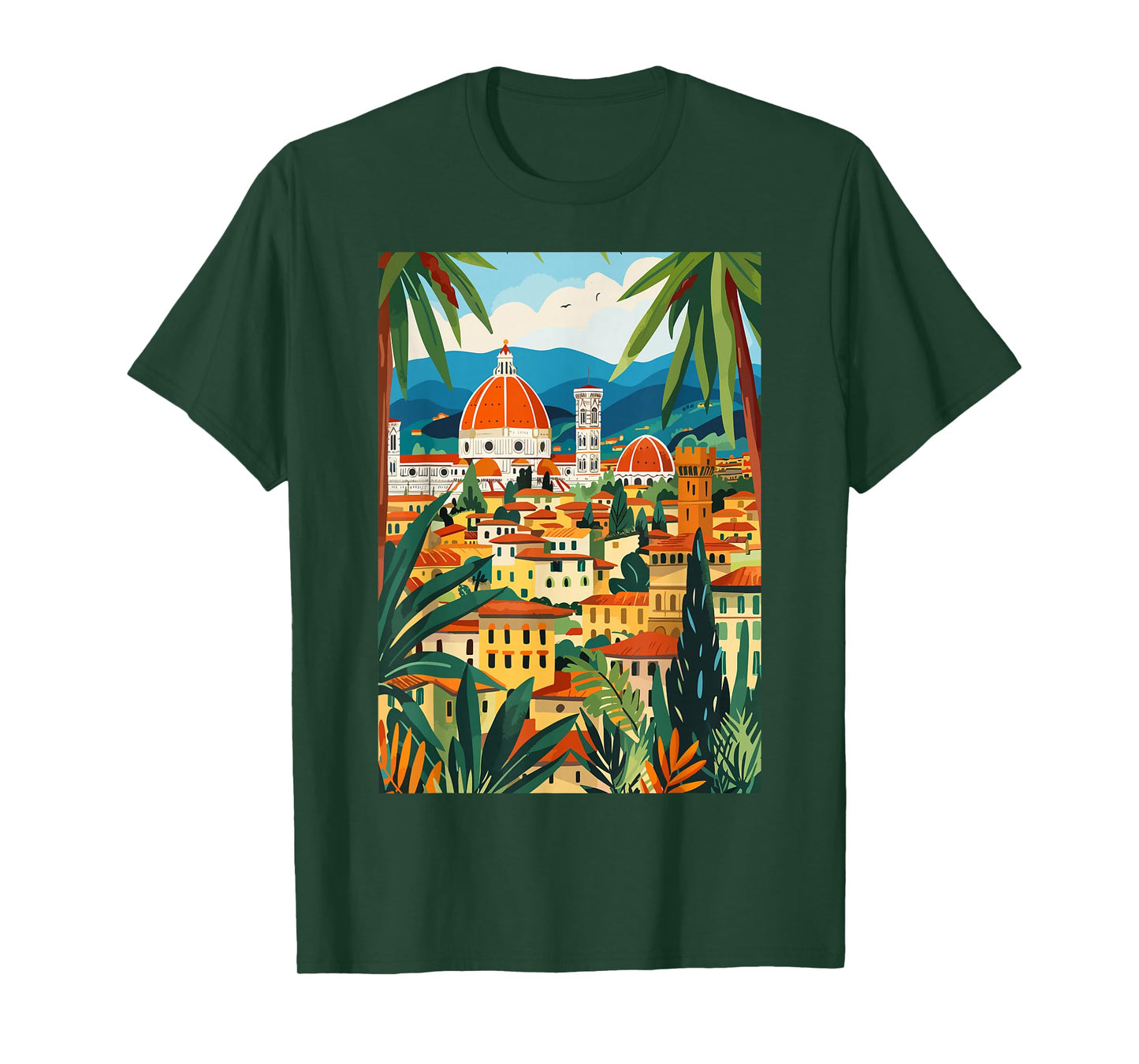 Italy Florence Nature Italian Art Graphic T-Shirt
