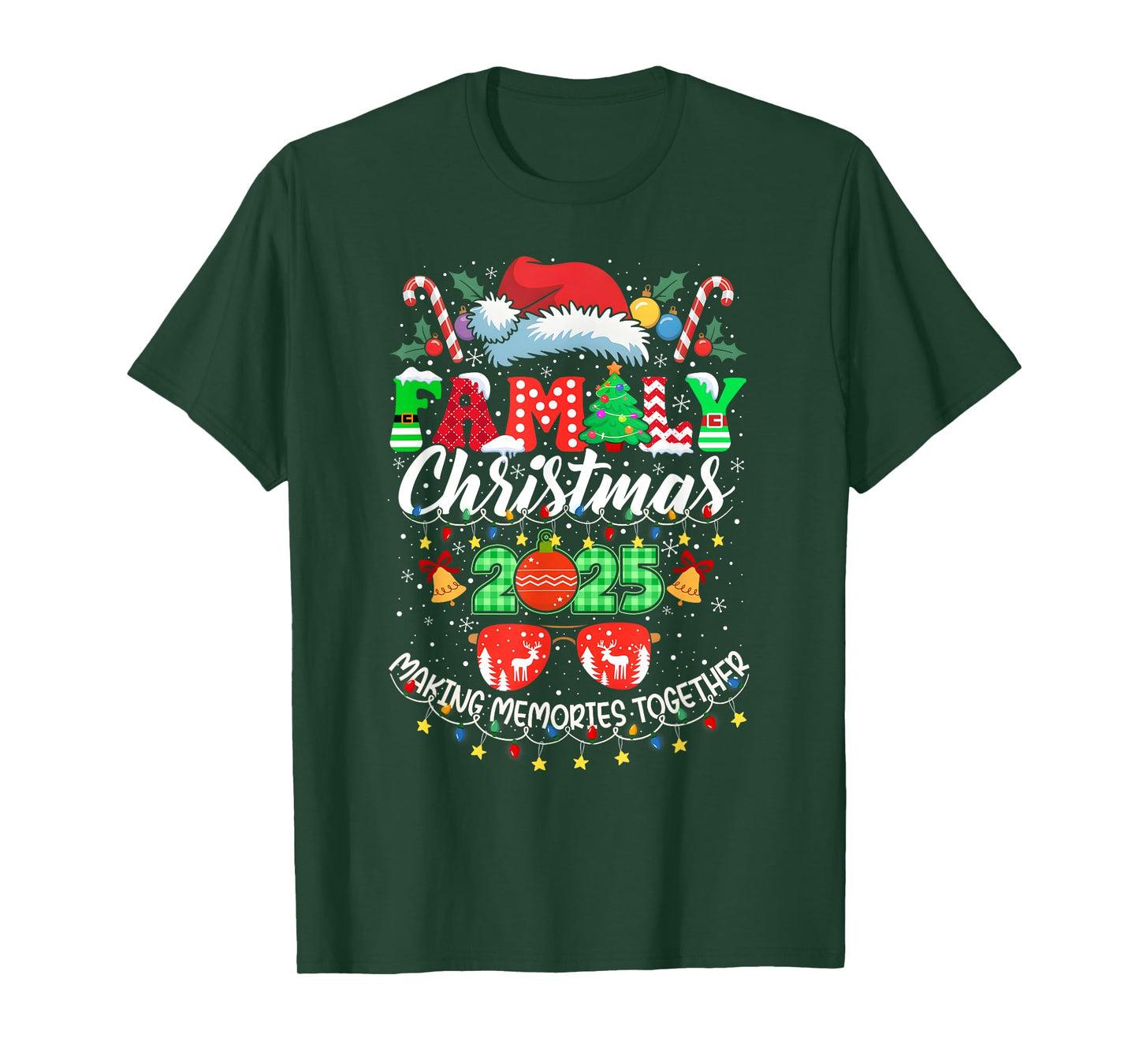 Family Christmas 2025 Matching Outfit Xmas Men Women Kids T-Shirt