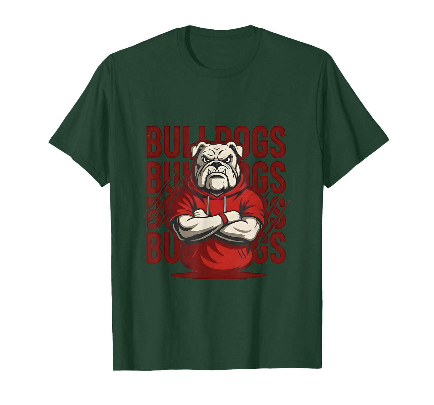 Bulldog Retro for Men Women Boys Kids T-Shirt