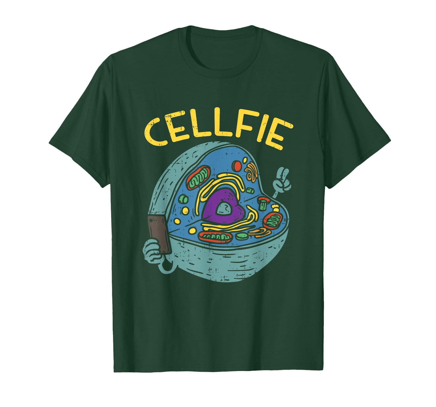 Cell Fie Funny Science Biology Teacher T Shirt T-Shirt