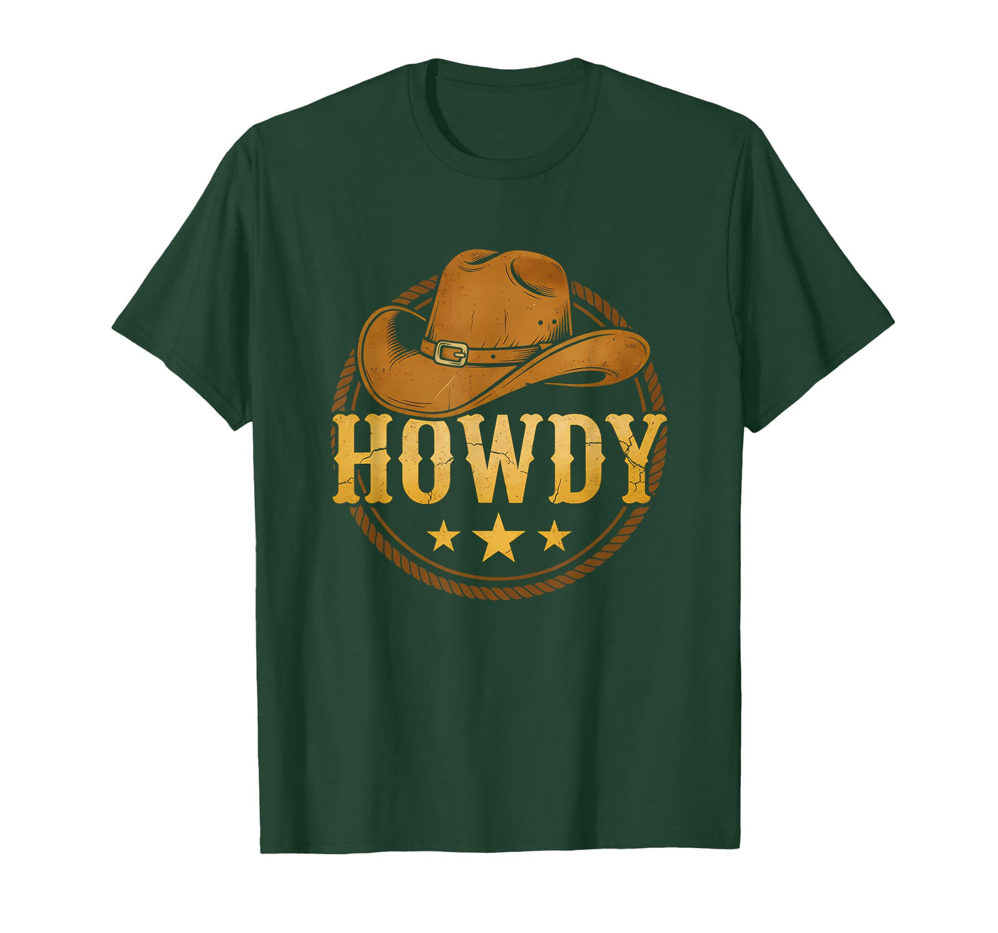 Cowboy Cowgirl Rodeo Hat Western Country Howdy T-Shirt