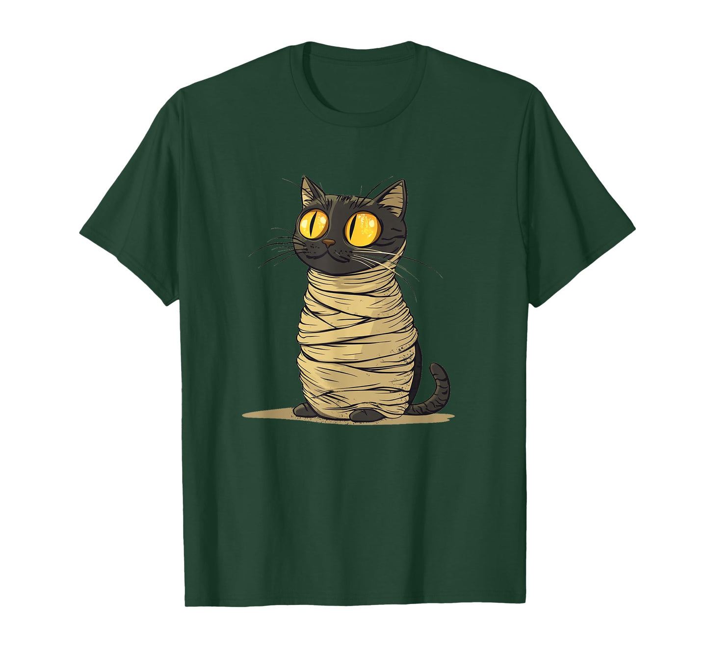 Wrapped and Ready with The Funniest Mummy Cat T-Shirt