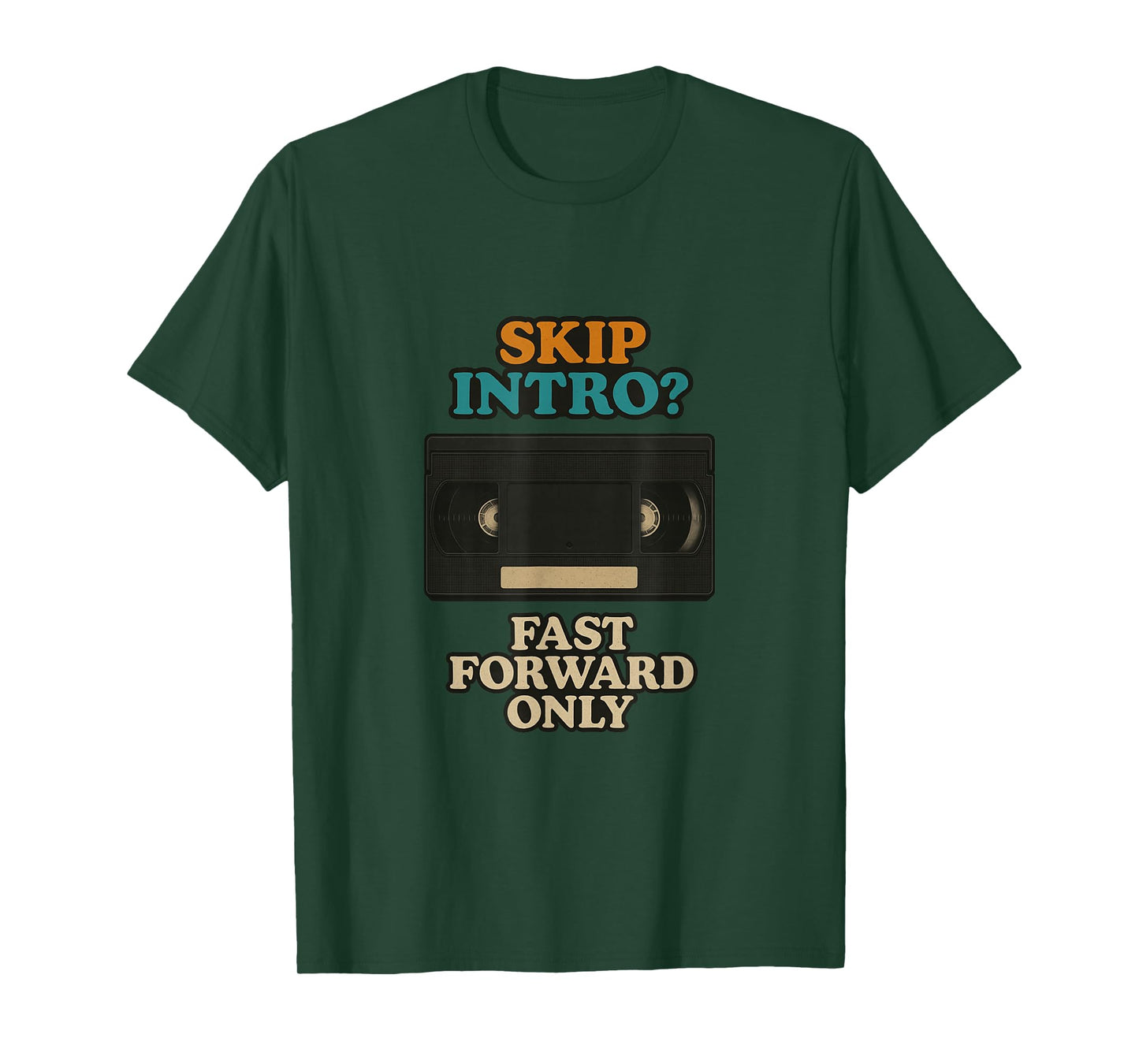 Funny VHS Cassette Analog Retro Throwback Theme T-Shirt