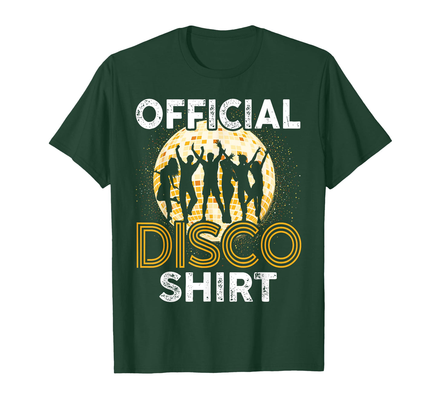Disco Outfit Women Men, 70s & 80s Costume, Official Disco T-Shirt