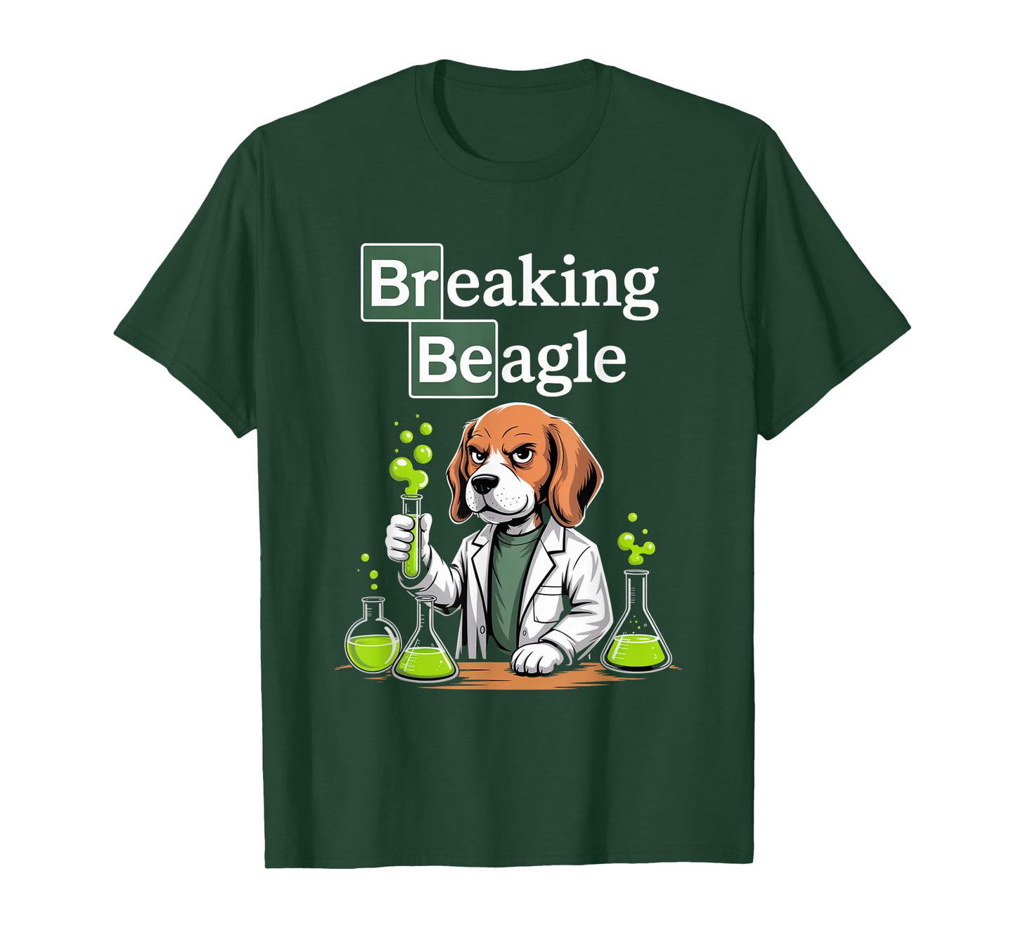 Breaking Beagle Dad Funny Dog Themed Stuff Clothes T-Shirt