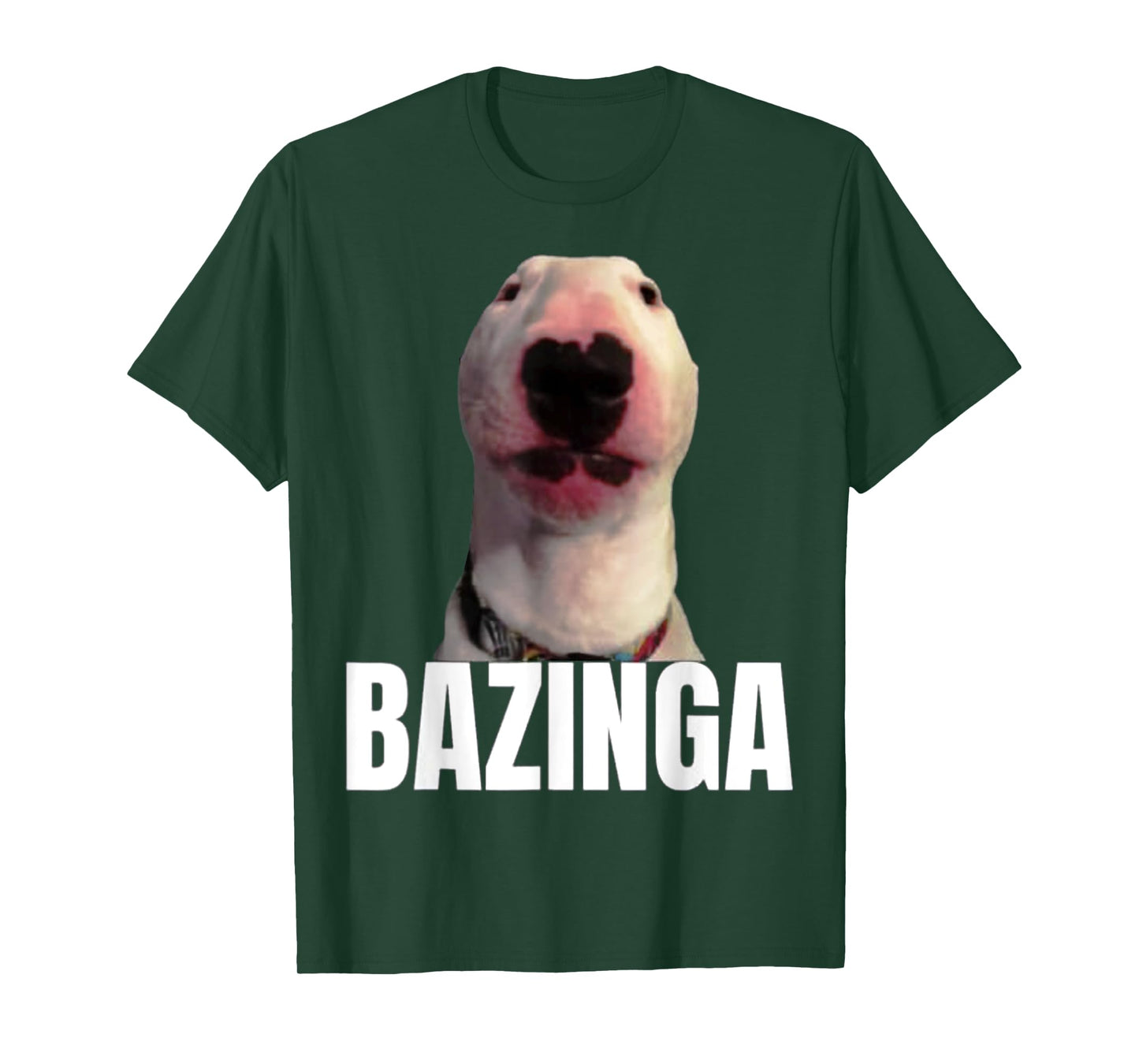 Bazinga Dog Cringe Meme T-Shirt