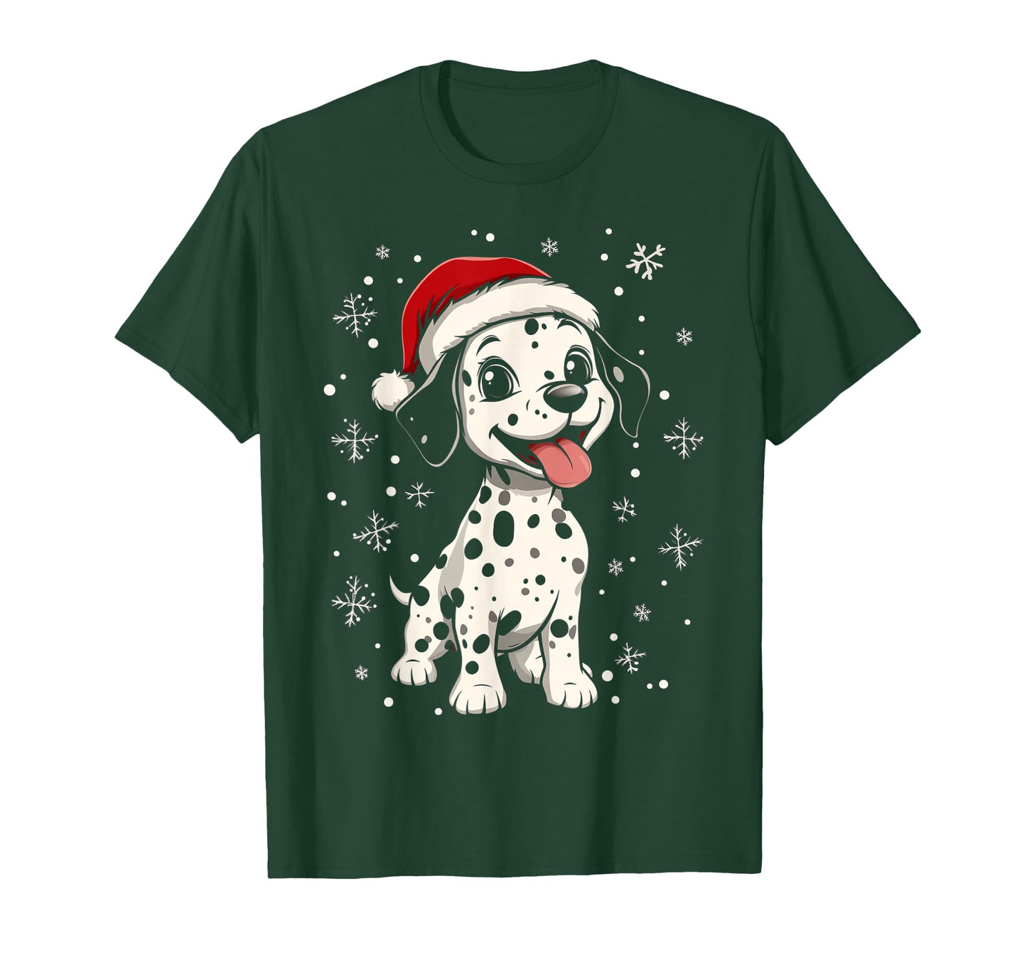 Christmas Dalmatian Spots T-Shirt