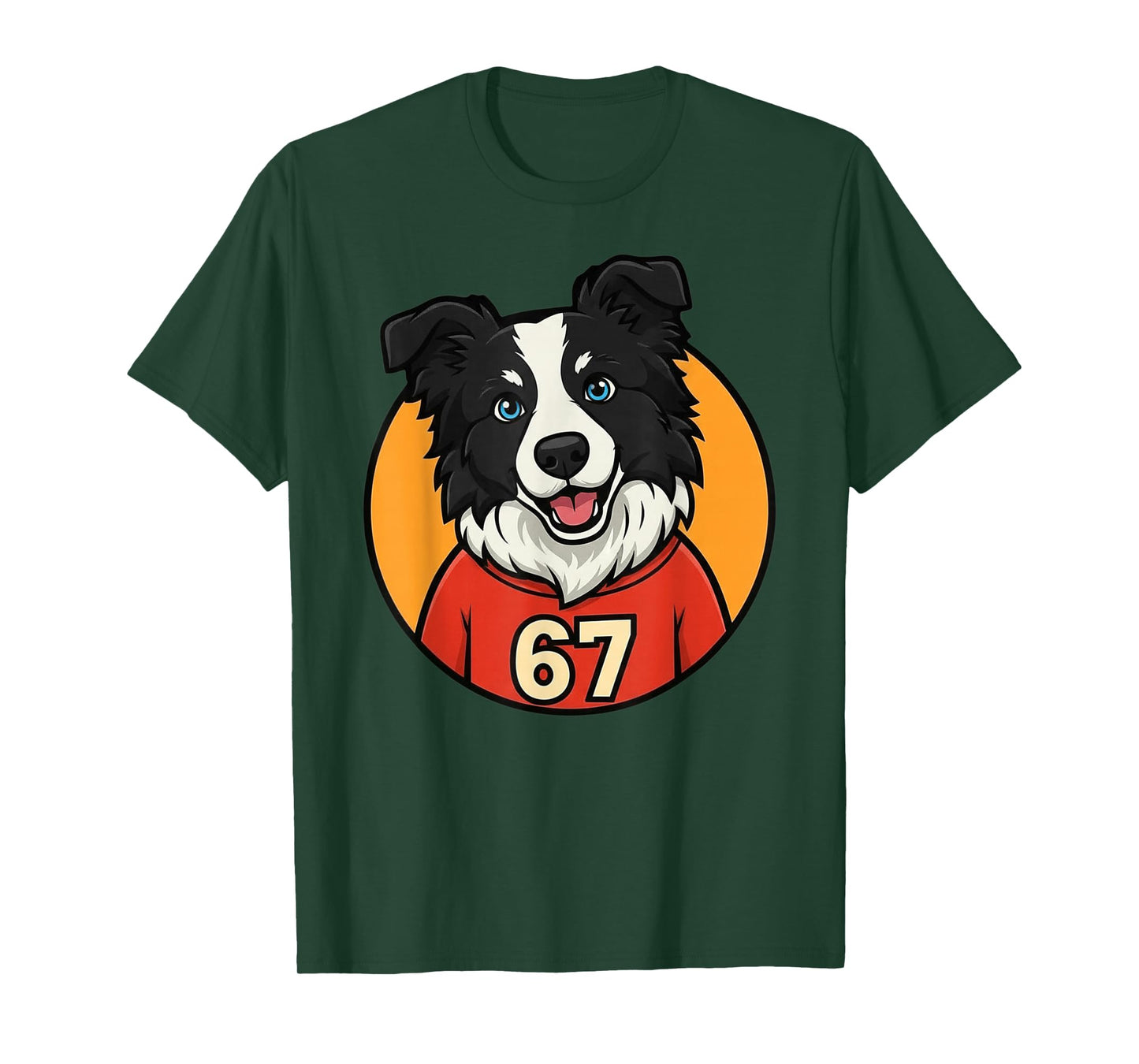 67 Border Collie Funny Trend T-Shirt