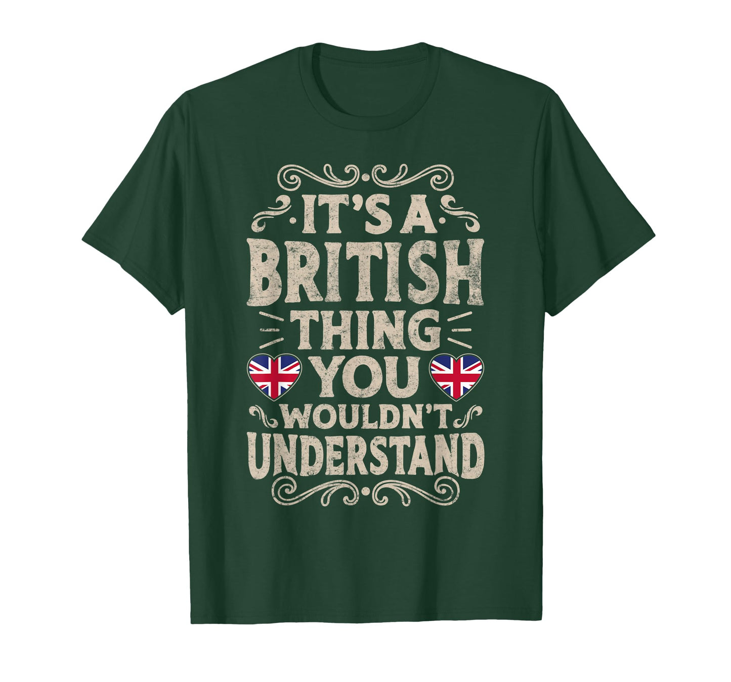 United Kingdom Flag Proud Britons Men & Women T-Shirt