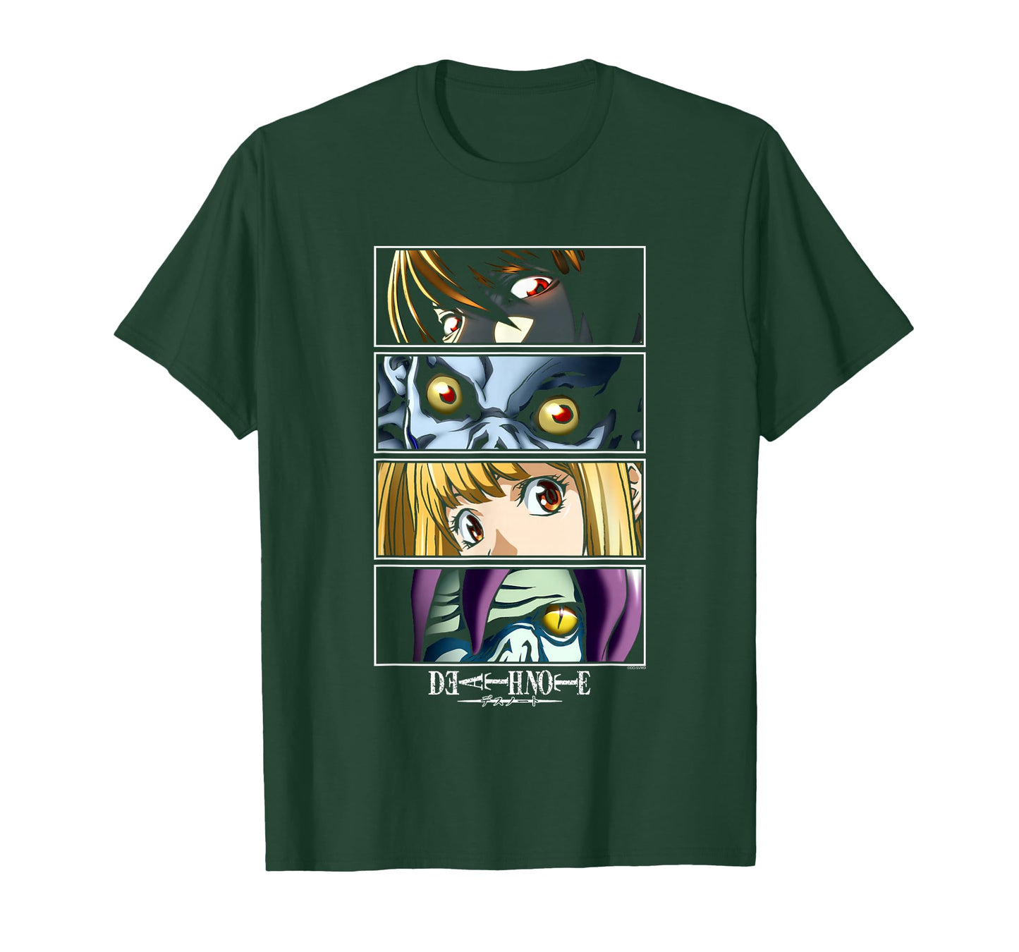 Death Note Close Up Character Eyes Anime T-Shirt