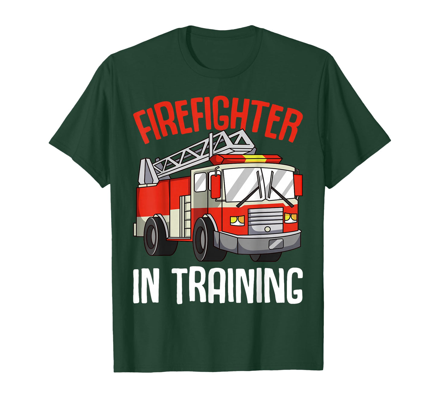 Firefighter in Training Fireman Firefighting Boys Kids T-Shirt