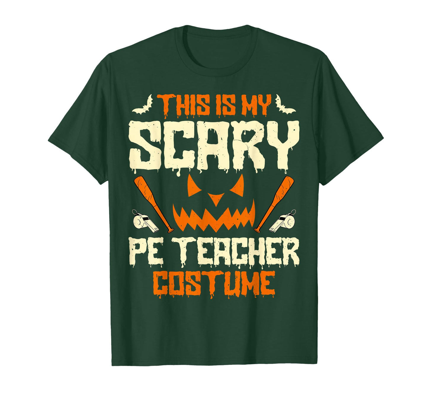 This is My Scary PE Teacher Costume Workout Halloween Spooky T-Shirt