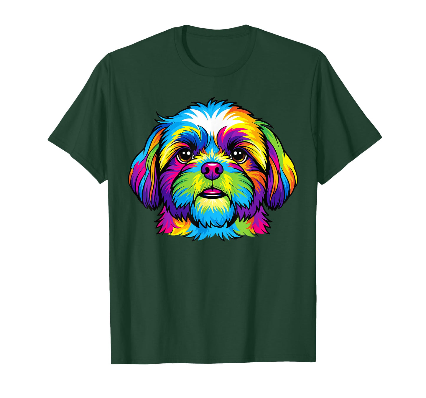 Colorful Shih Tzu Owner T-Shirt