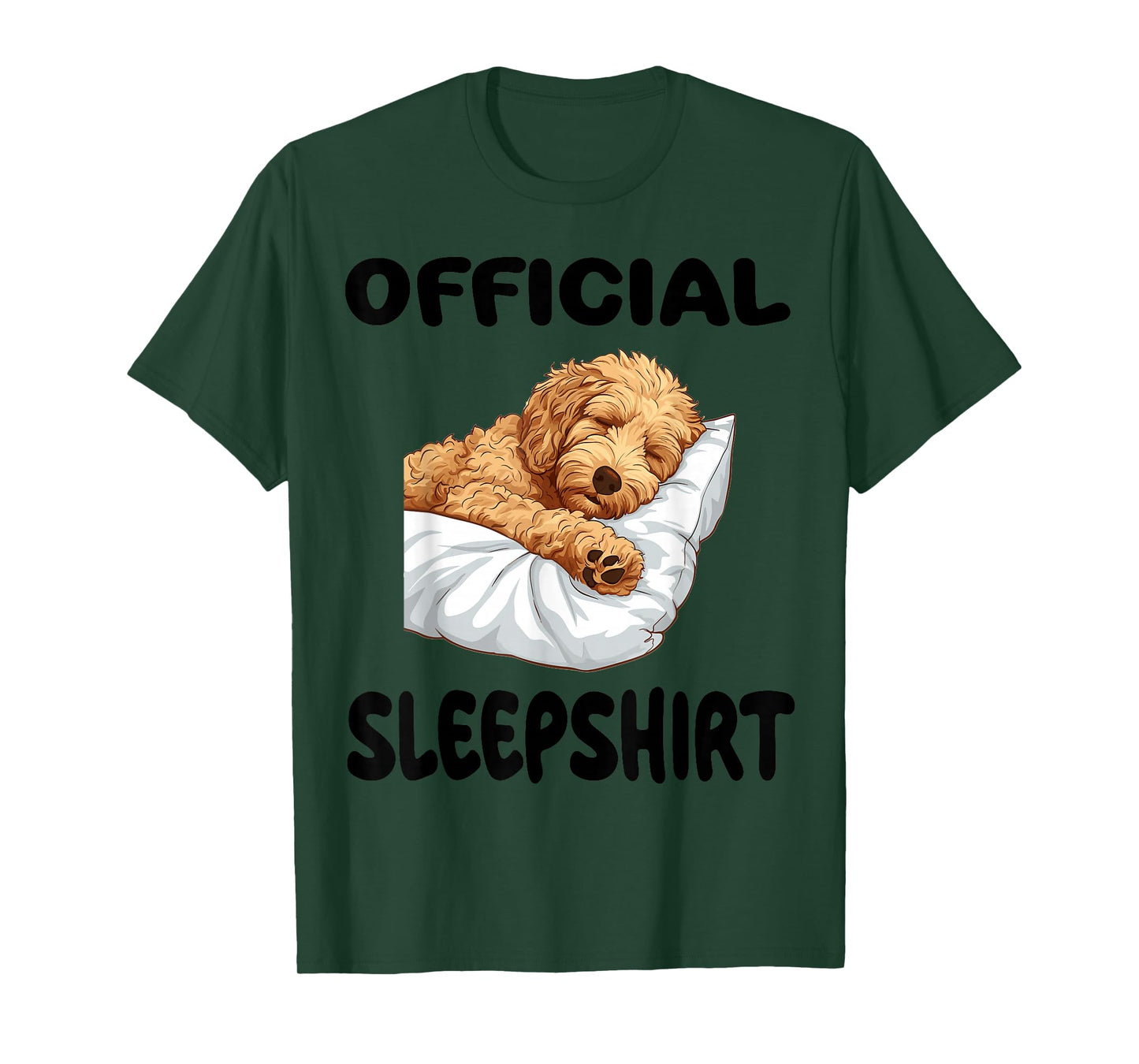 Goldendoodle Dog Official Sleepshirt Pajamas Nightgown T-Shirt