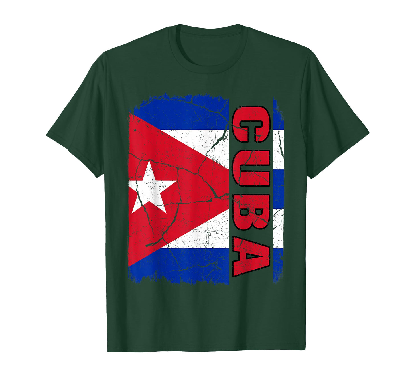 Vintage Cuban Flag Cuba Pride Roots Heritage Gift T-Shirt