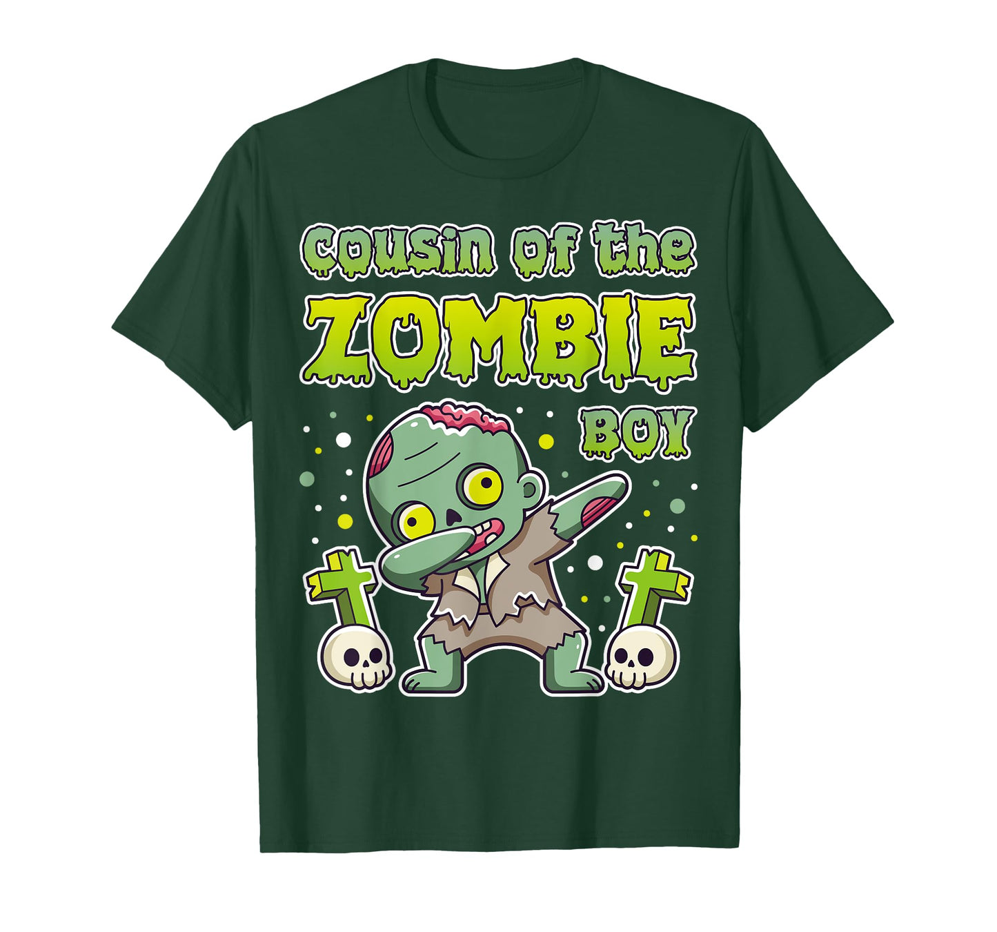 Cousin of the Zombie Boy Zombie Lover 9th Birthday Kid Party T-Shirt