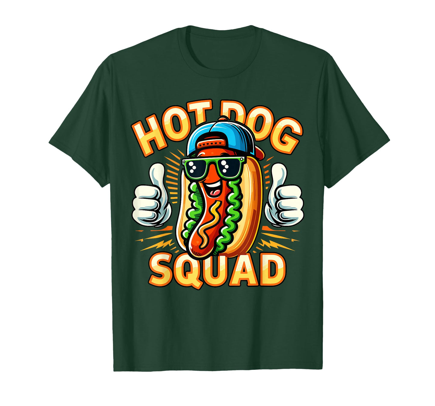 Hot Dog Squad Funny Hot Dog Stand Team Hotdog Crew T-Shirt