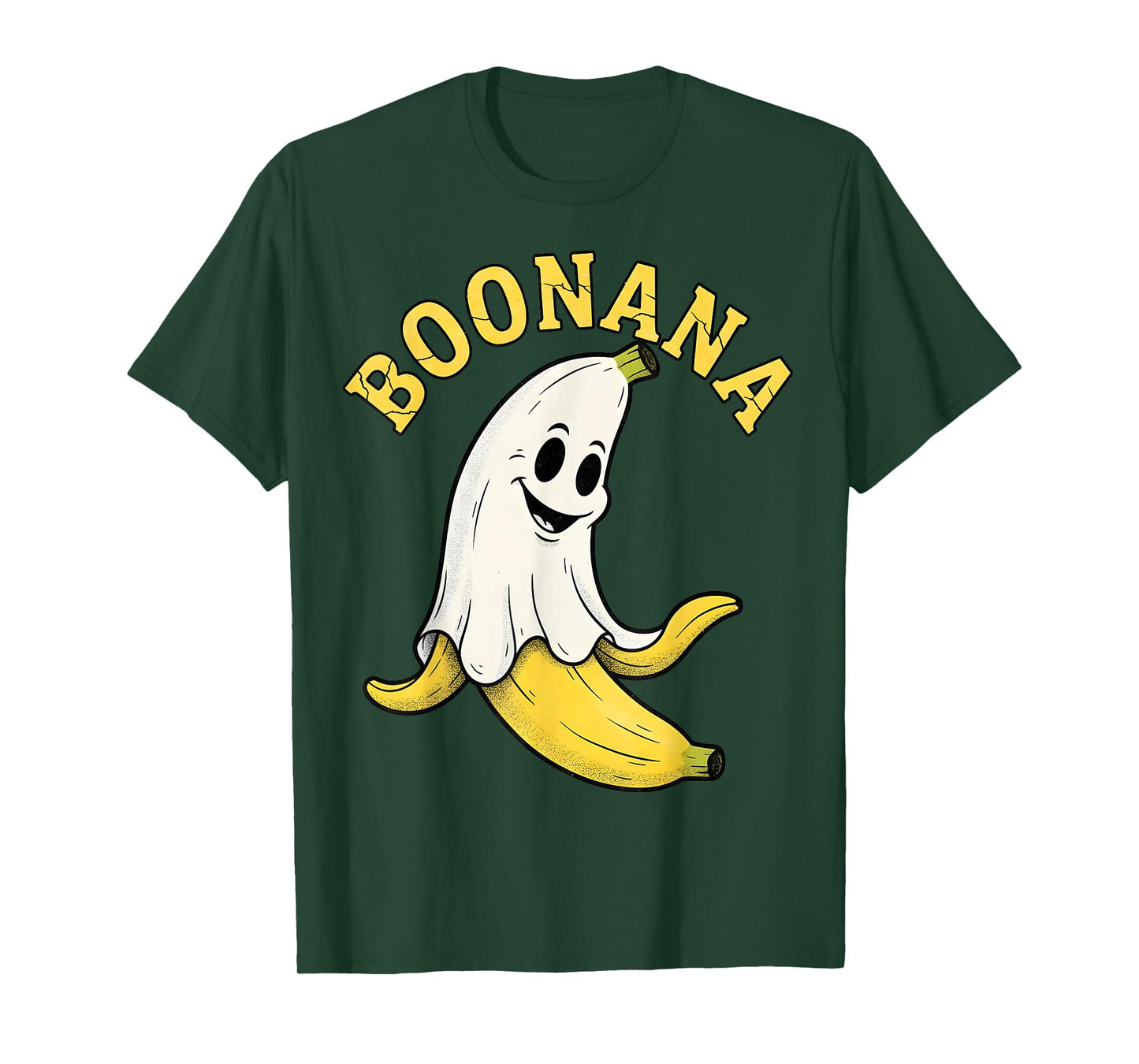 Funny Boonana Ghost Banana Halloween Pun Design T-Shirt