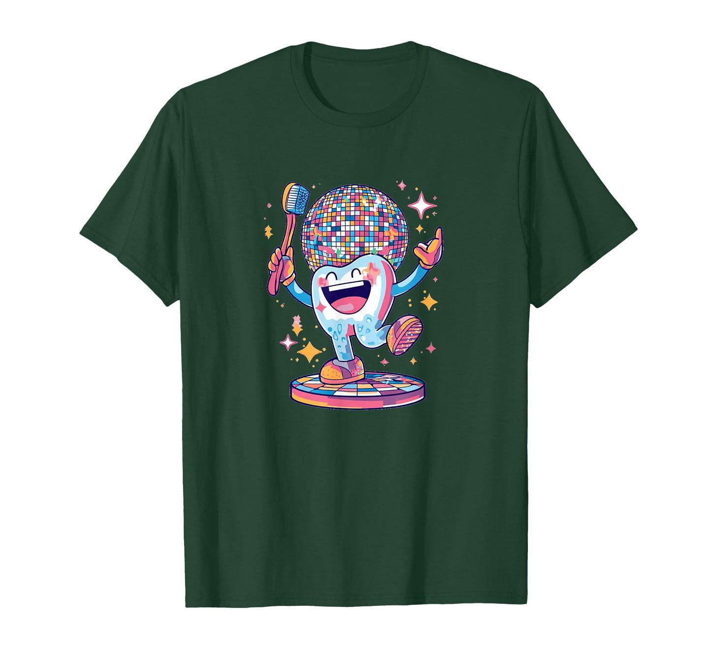 Fairy Toothbrush Costume for Colorful Tooth T-Shirt