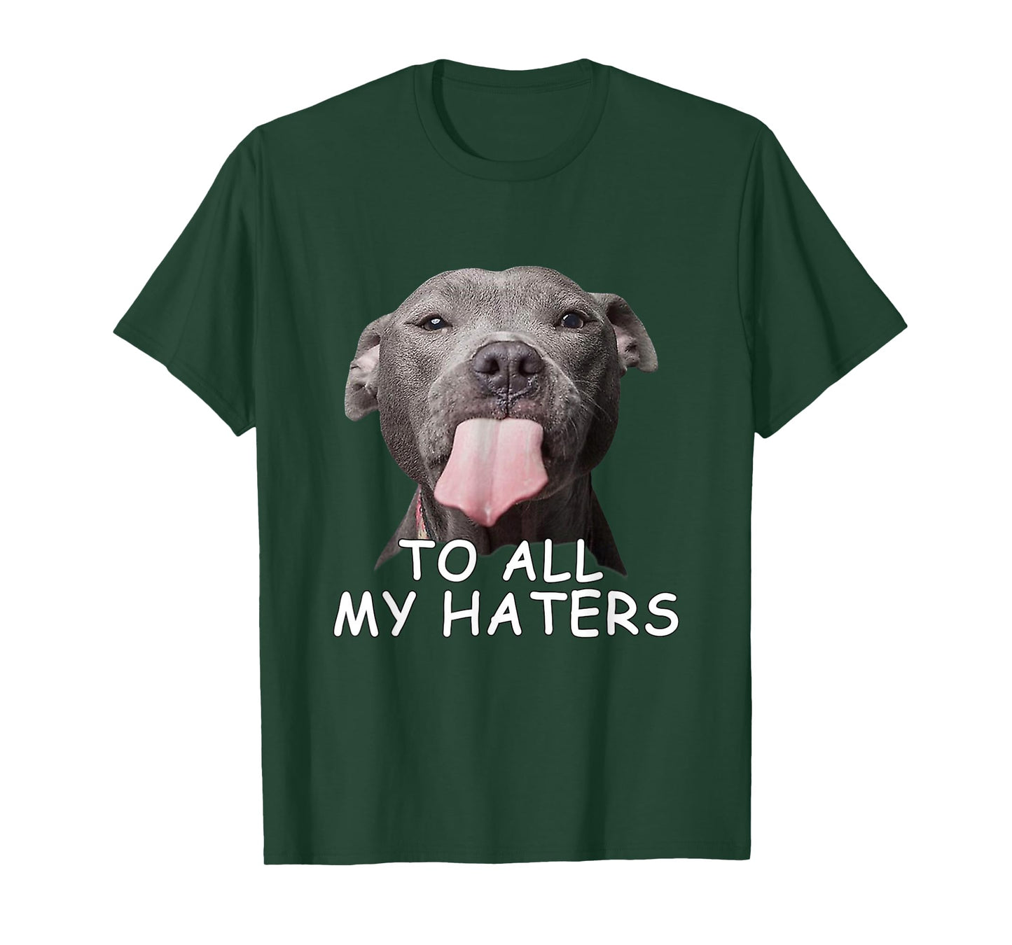 Funny Pitbull to All My Haters T-Shirt