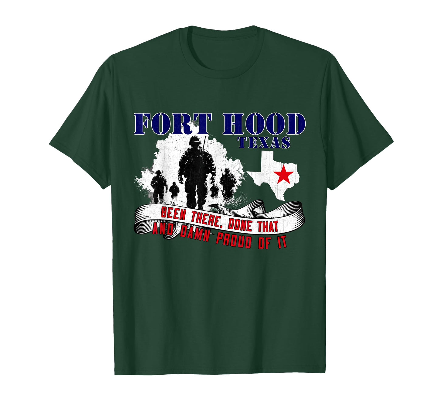 Fort Hood Texas US Military Base Veterans Day T-Shirt