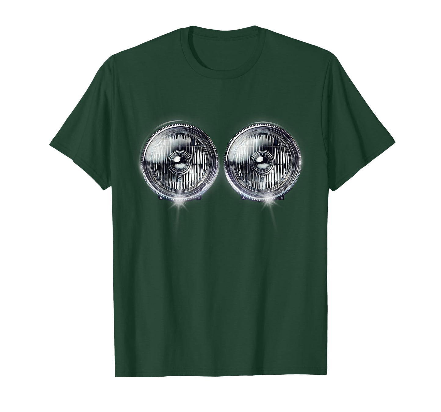 Headlights Funny Costume Tee Halloween T-Shirt